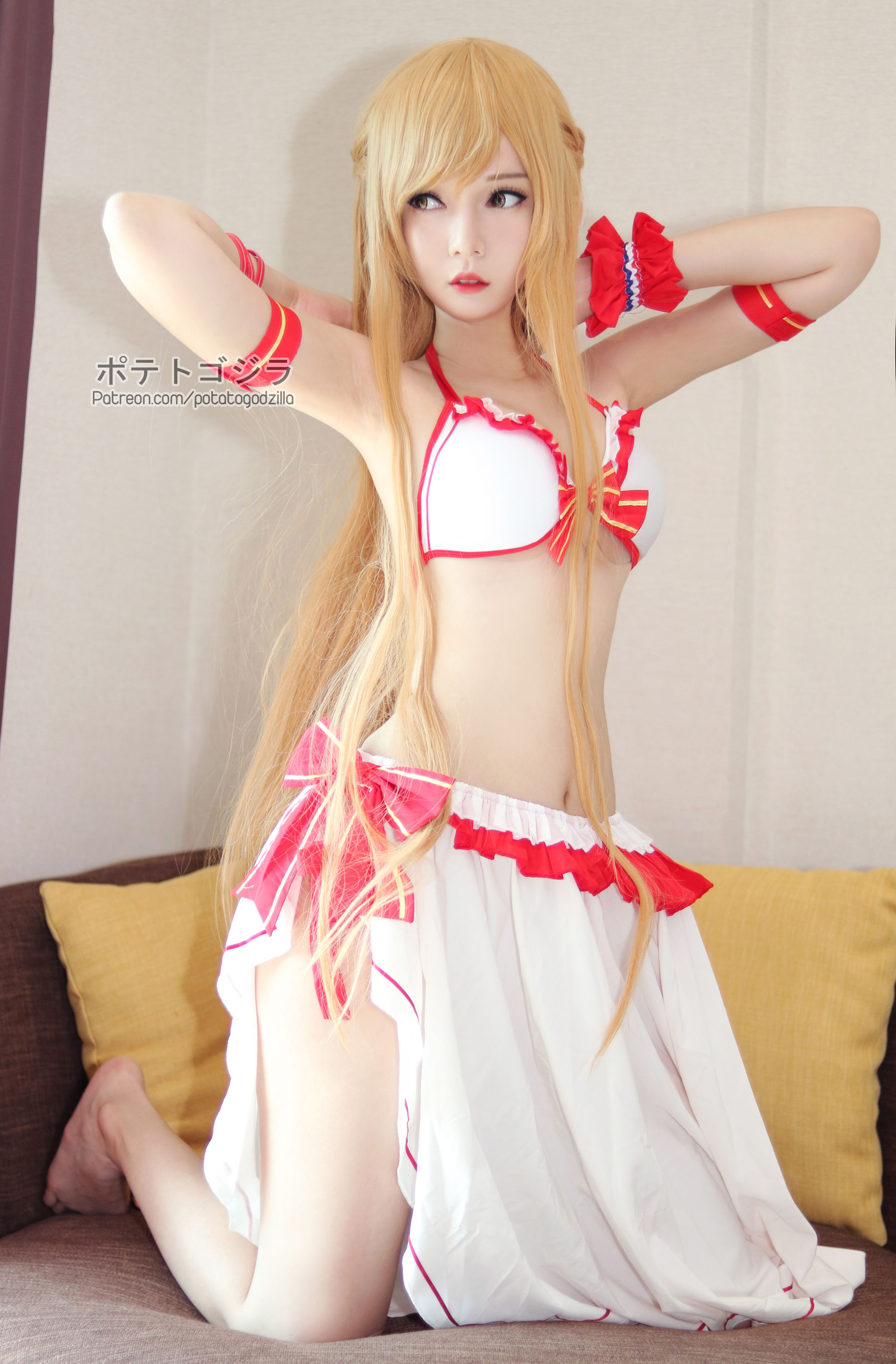 Coser小姐姐Potato Godzilla – Asuna [24P]