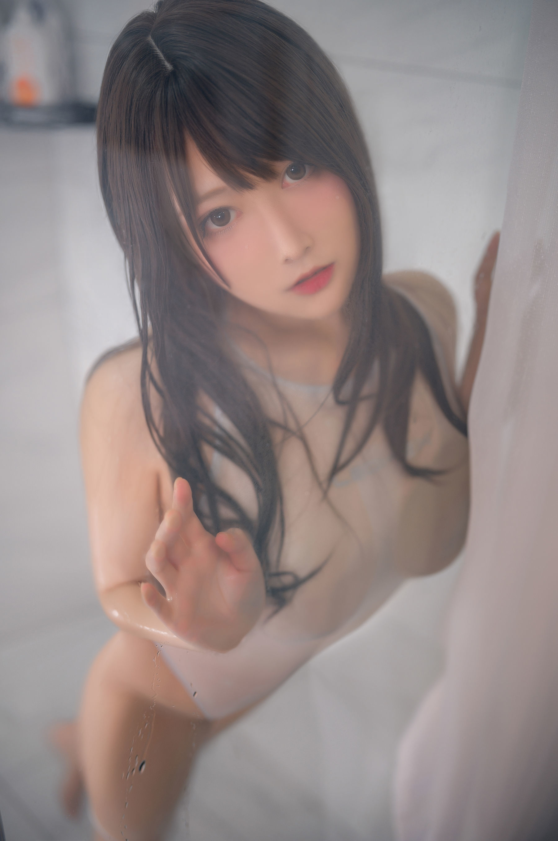 高颜值coser念念_D – 白色竞泳 [20P]