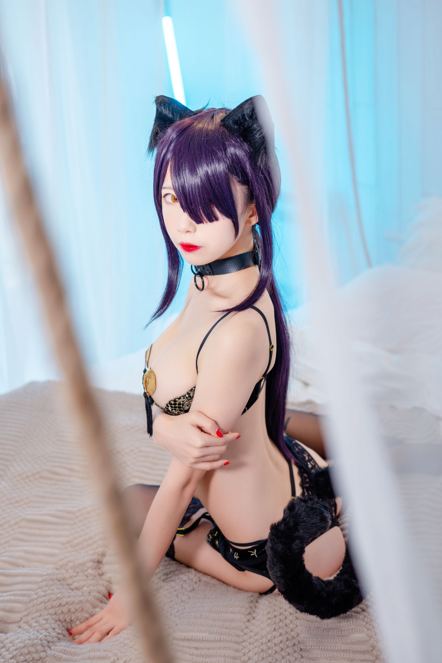 动漫博主水淼aqua 黑猫 [30P]