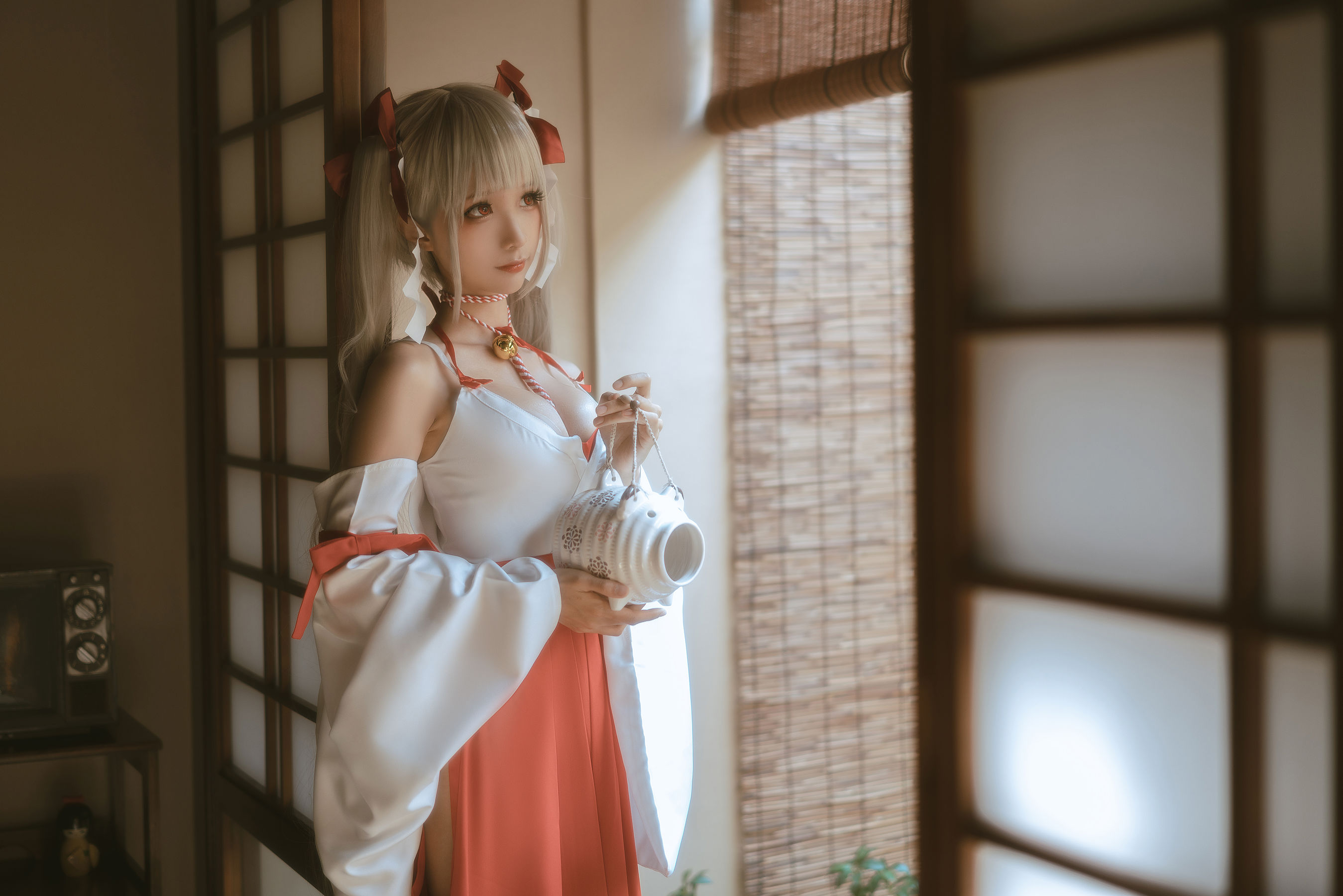动漫博主蠢沫沫 – 可畏巫女 [55P]