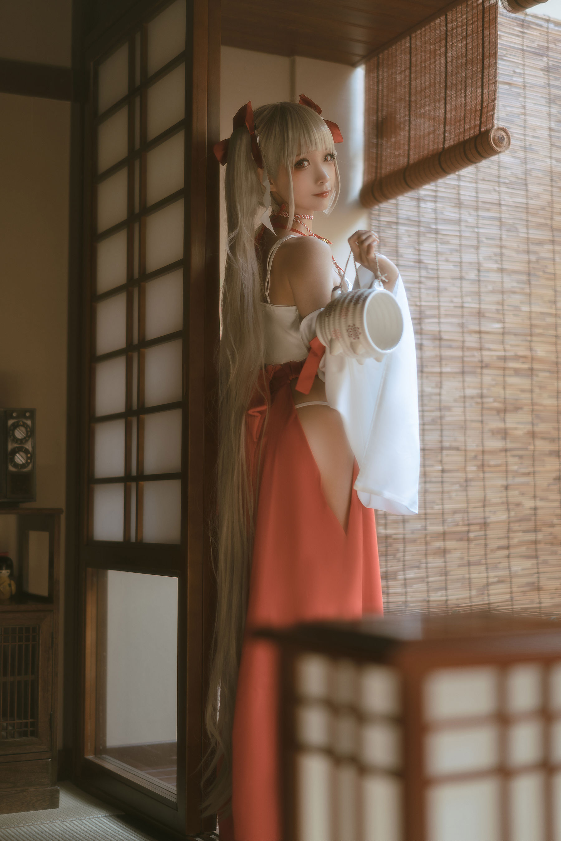 动漫博主蠢沫沫 – 可畏巫女 [55P]