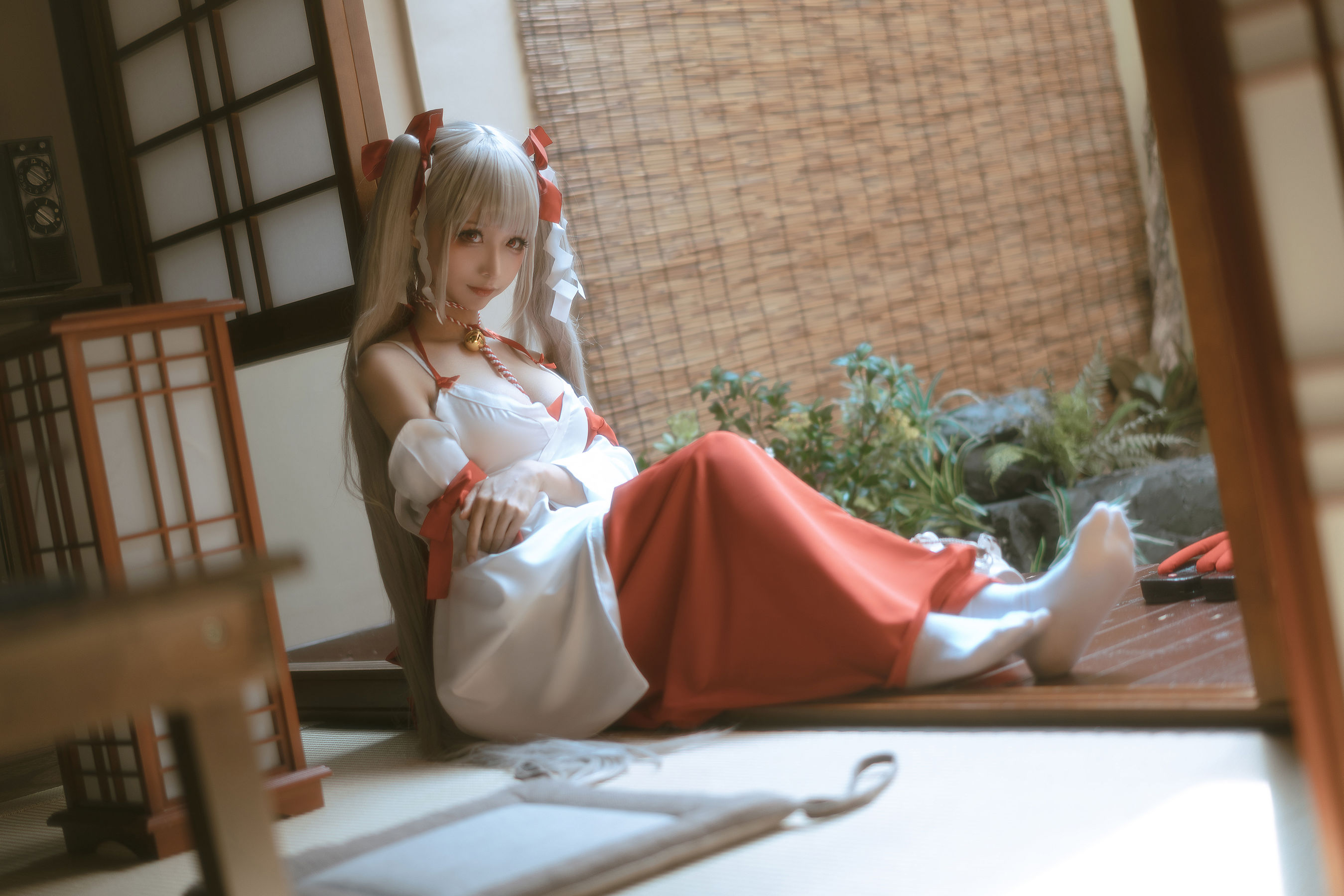 动漫博主蠢沫沫 – 可畏巫女 [55P]