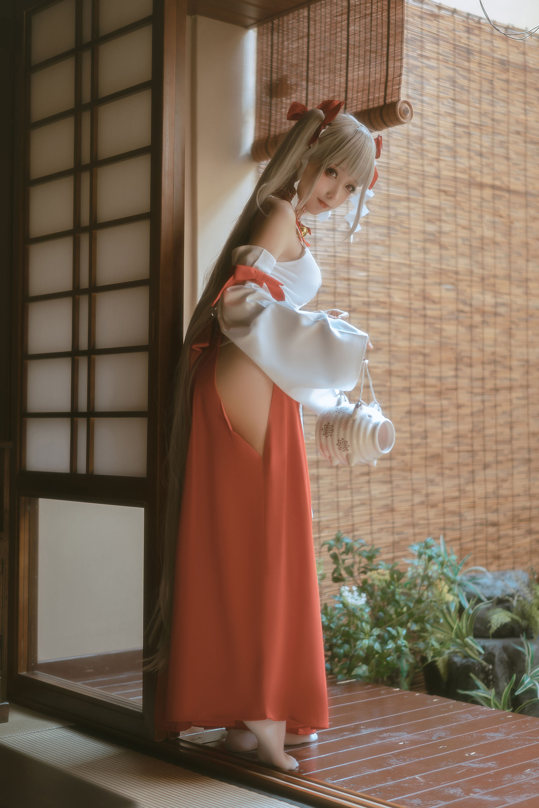 动漫博主蠢沫沫 – 可畏巫女 [55P]