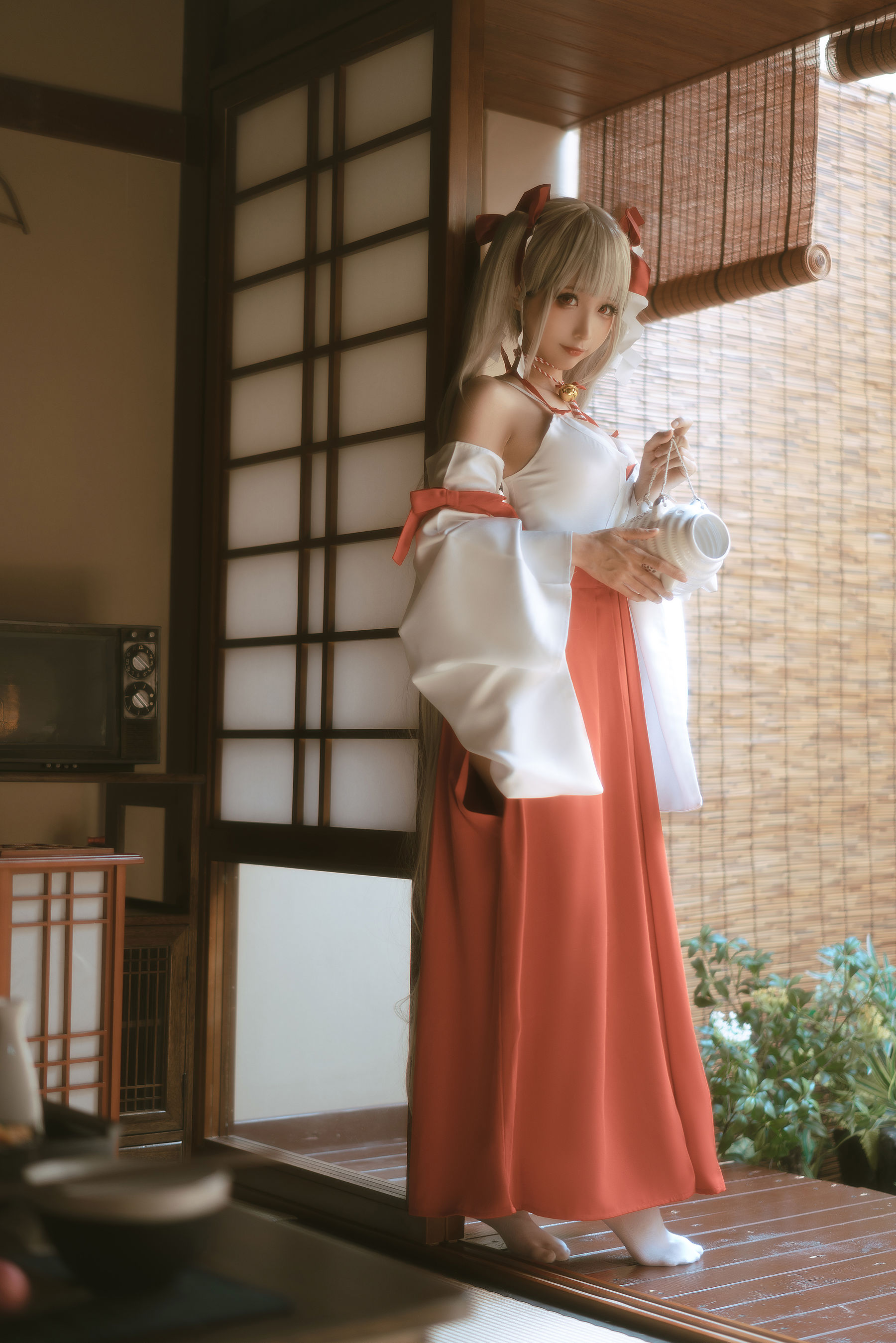 动漫博主蠢沫沫 – 可畏巫女 [55P]