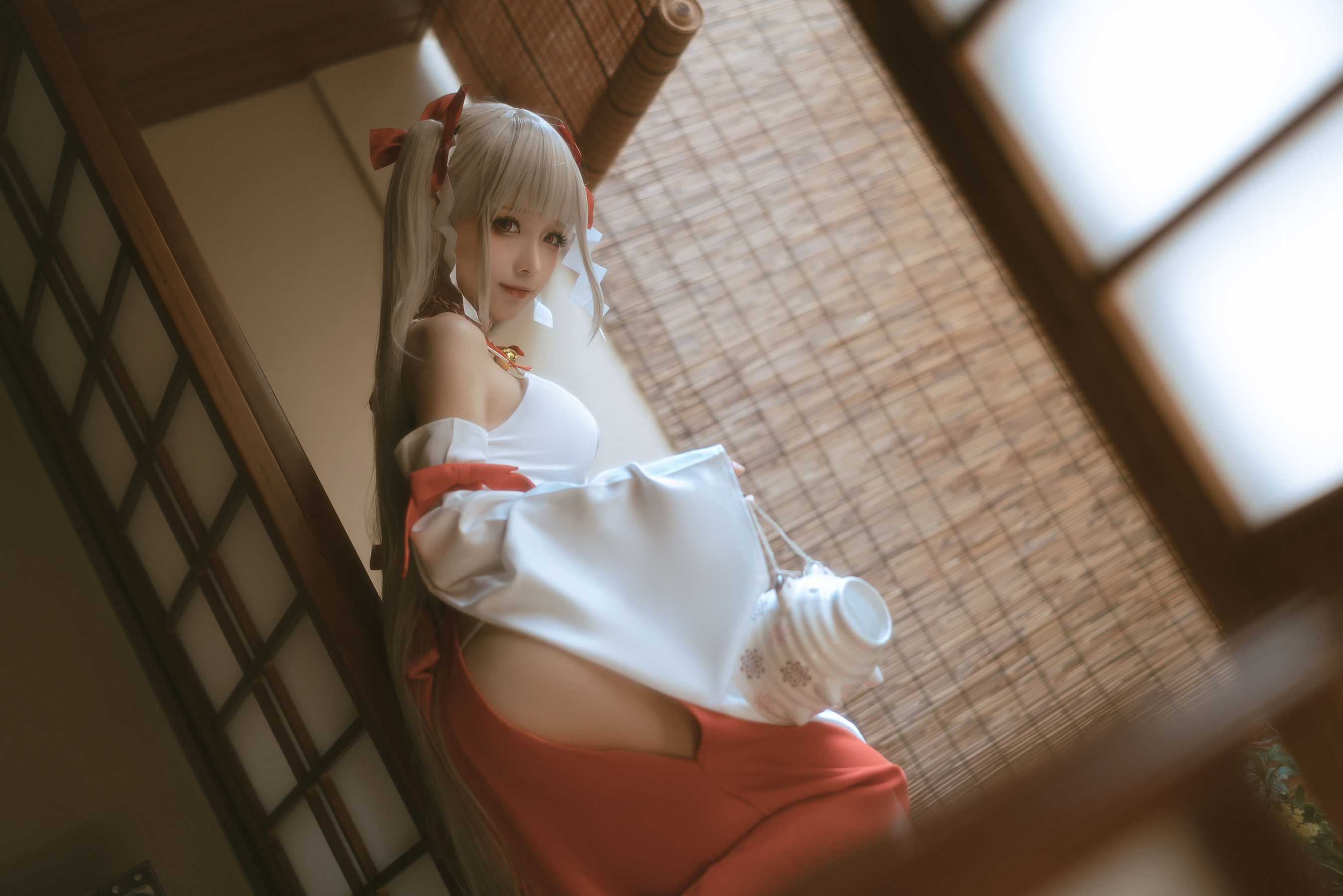 动漫博主蠢沫沫 – 可畏巫女 [55P]