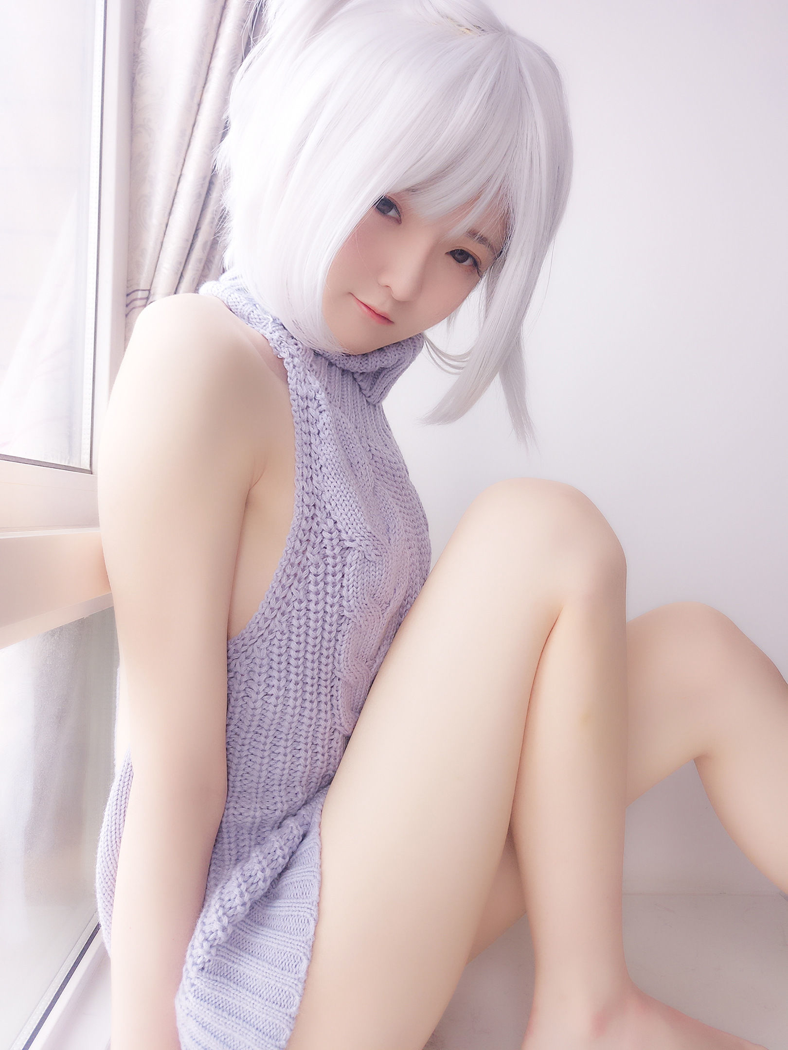 [萝莉COS] 一小央泽 – 毛衣 [19P]