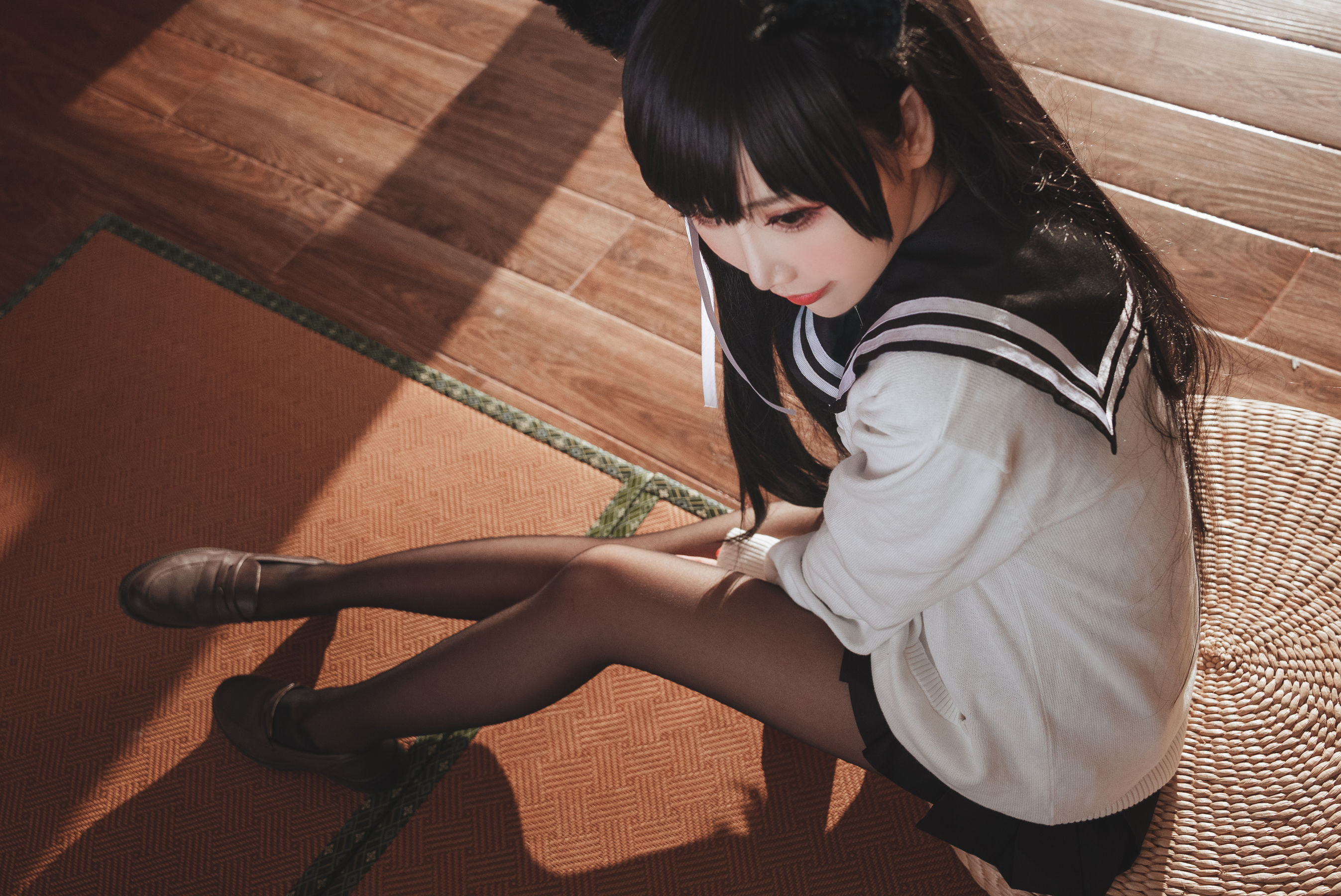 可爱人气Coser面饼仙儿 – 爱宕JK2 [47P]