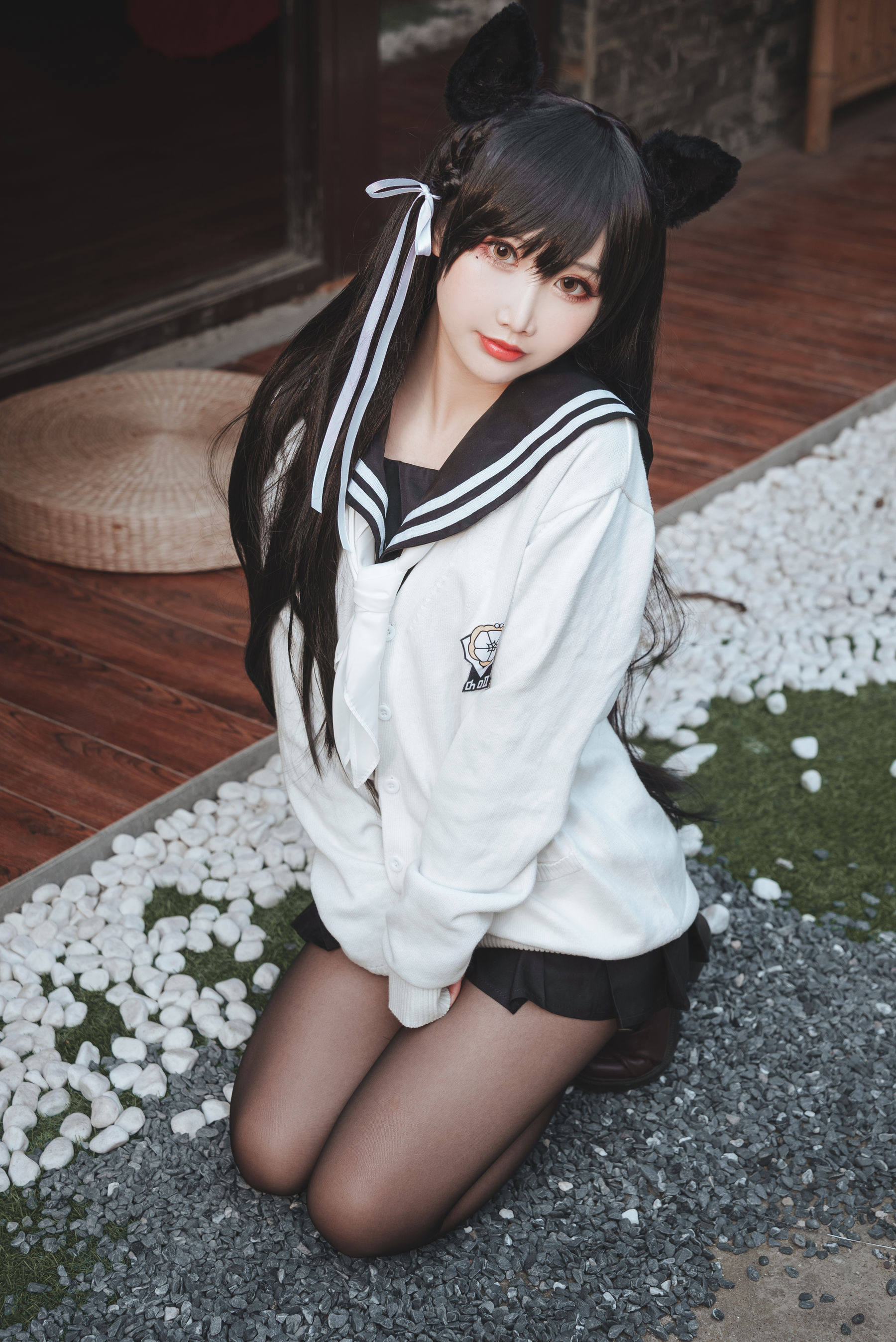 可爱人气Coser面饼仙儿 – 爱宕JK2 [47P]