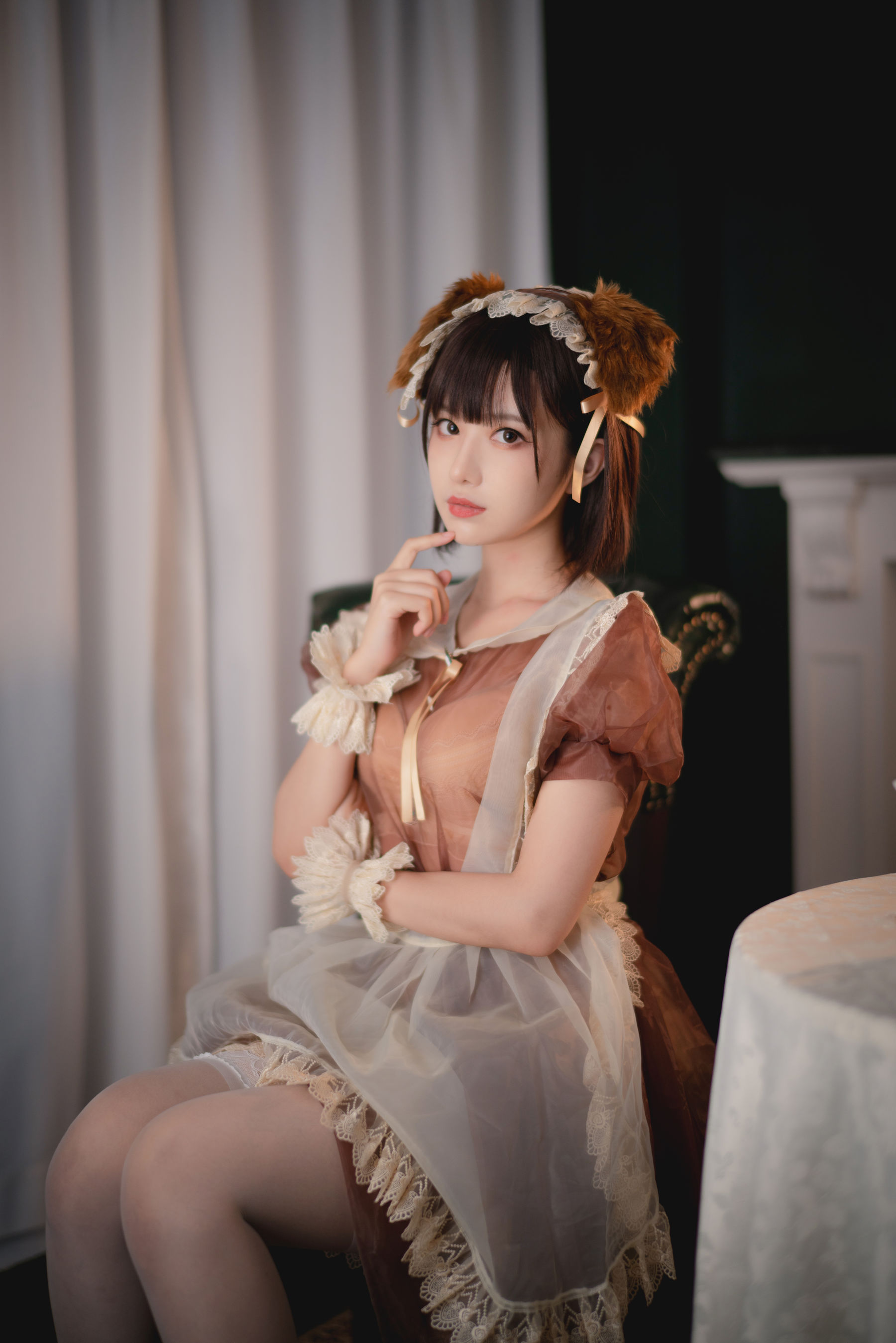 Shika小鹿鹿 – 透明女仆 [22P]