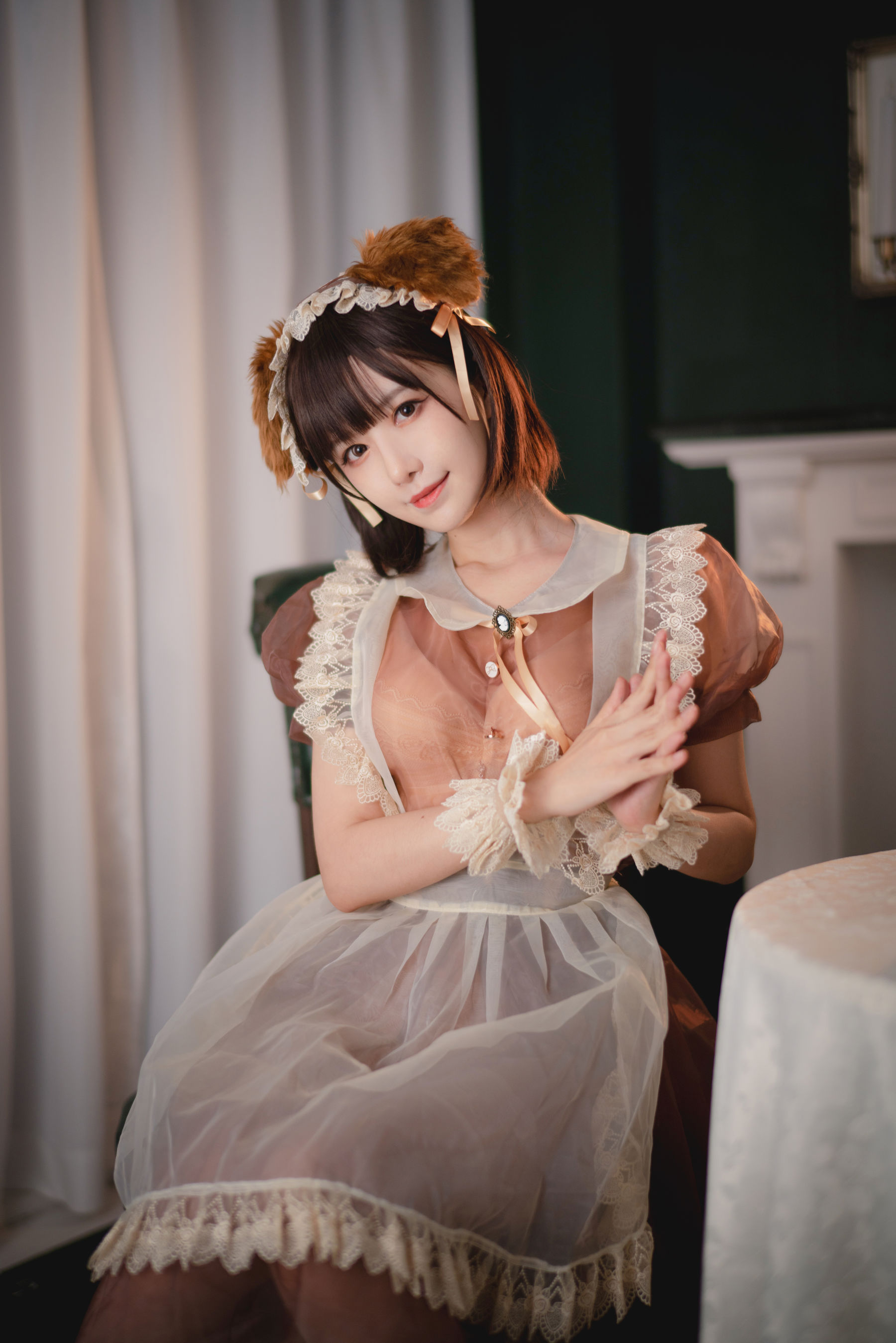 Shika小鹿鹿 – 透明女仆 [22P]