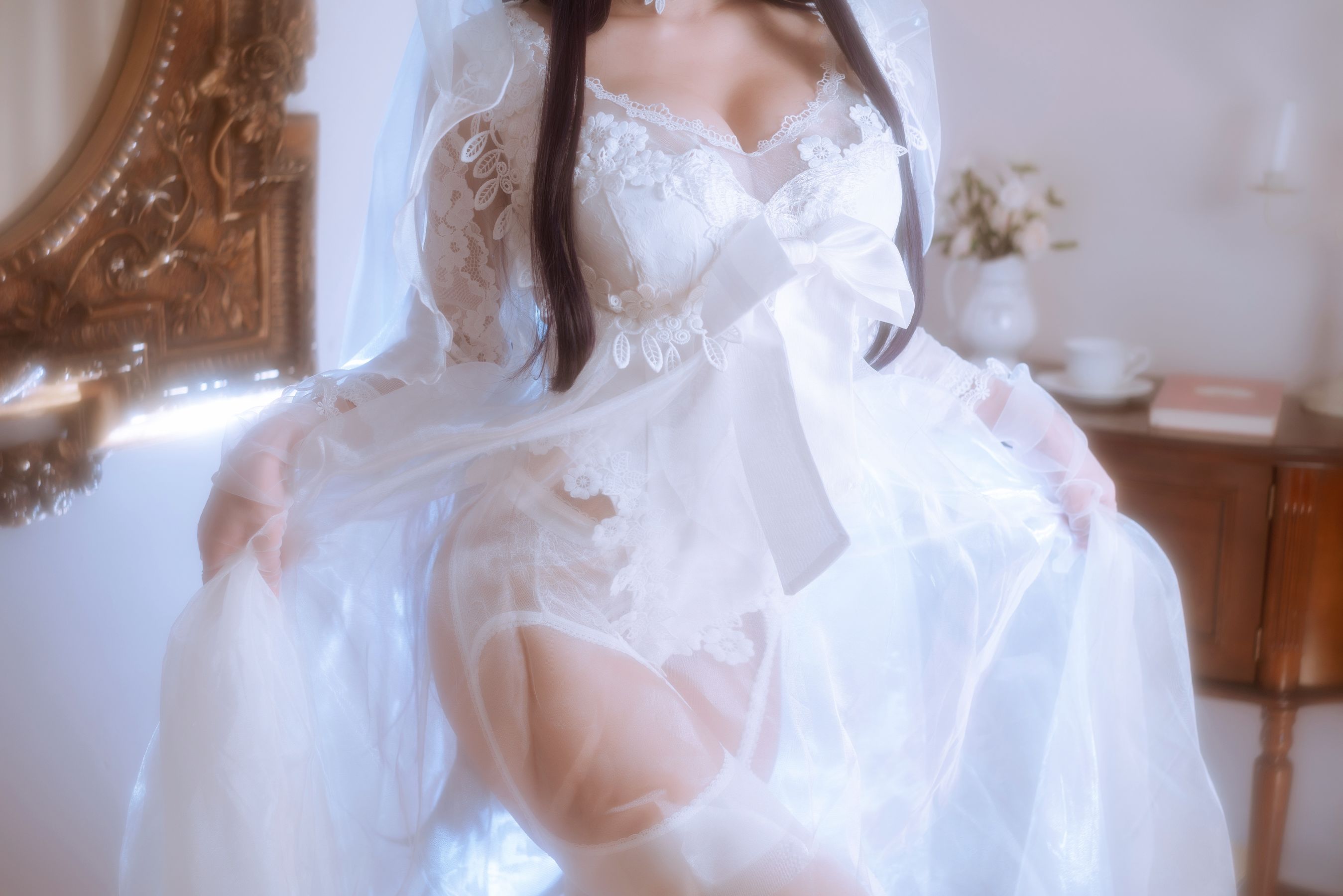 白嫩美少女鬼畜瑶 – 婚纱 [38P]