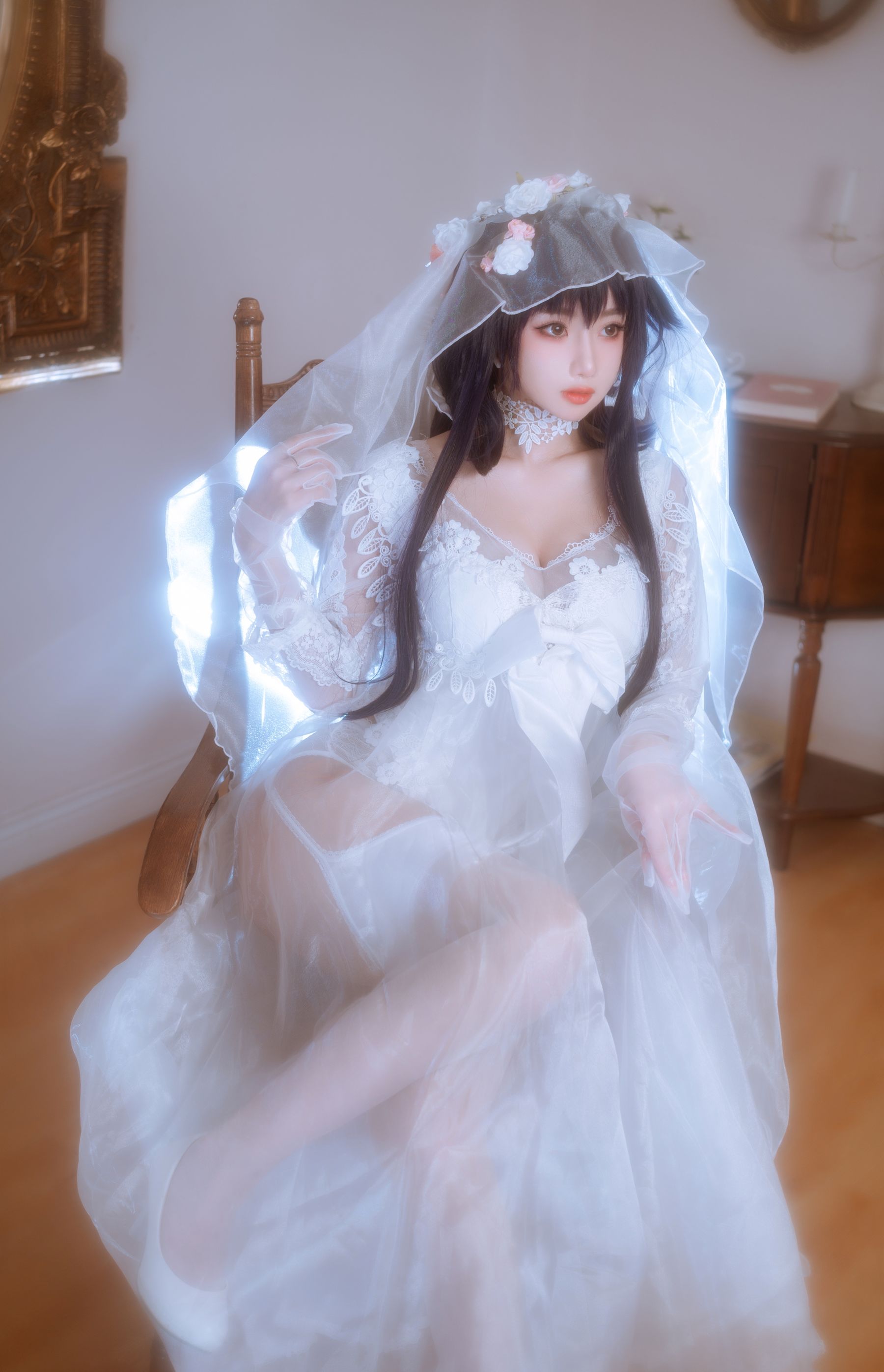 白嫩美少女鬼畜瑶 – 婚纱 [38P]