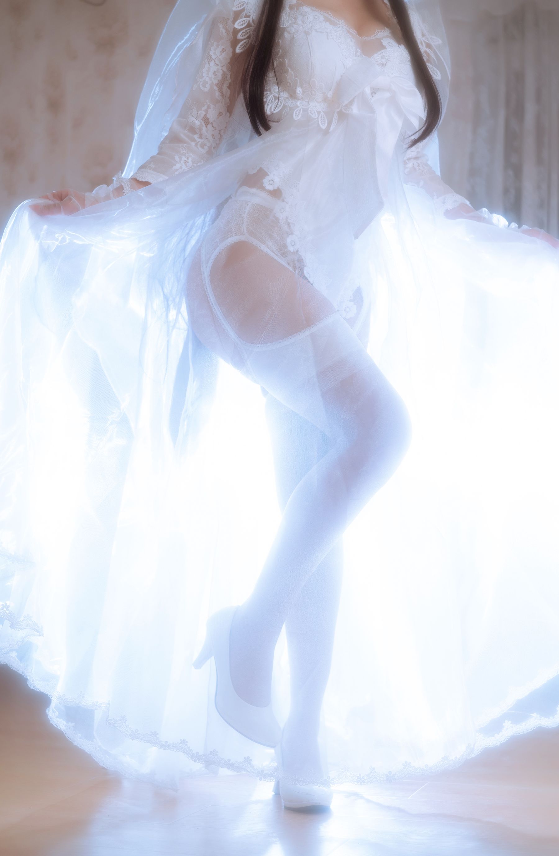 白嫩美少女鬼畜瑶 – 婚纱 [38P]