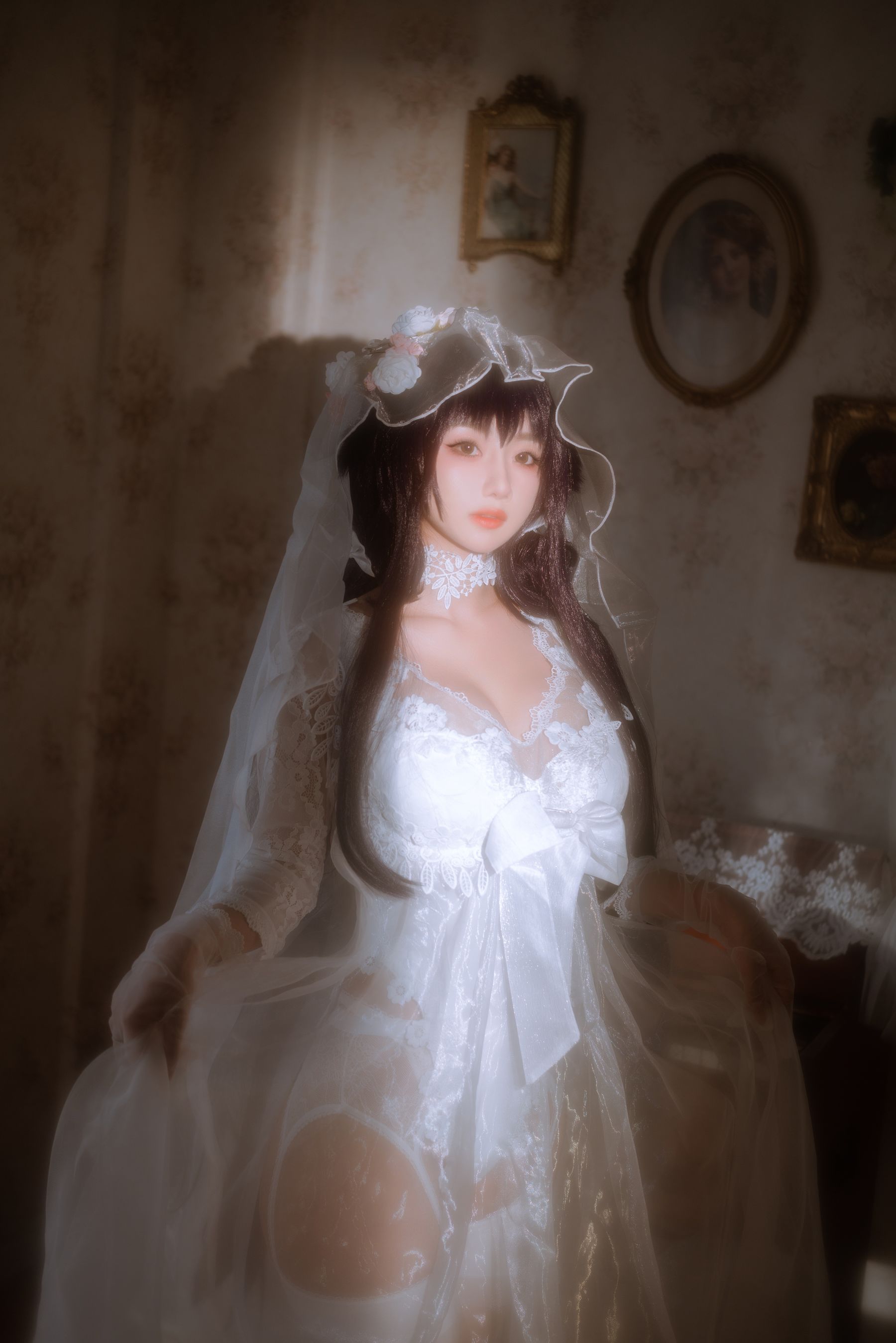 白嫩美少女鬼畜瑶 – 婚纱 [38P]