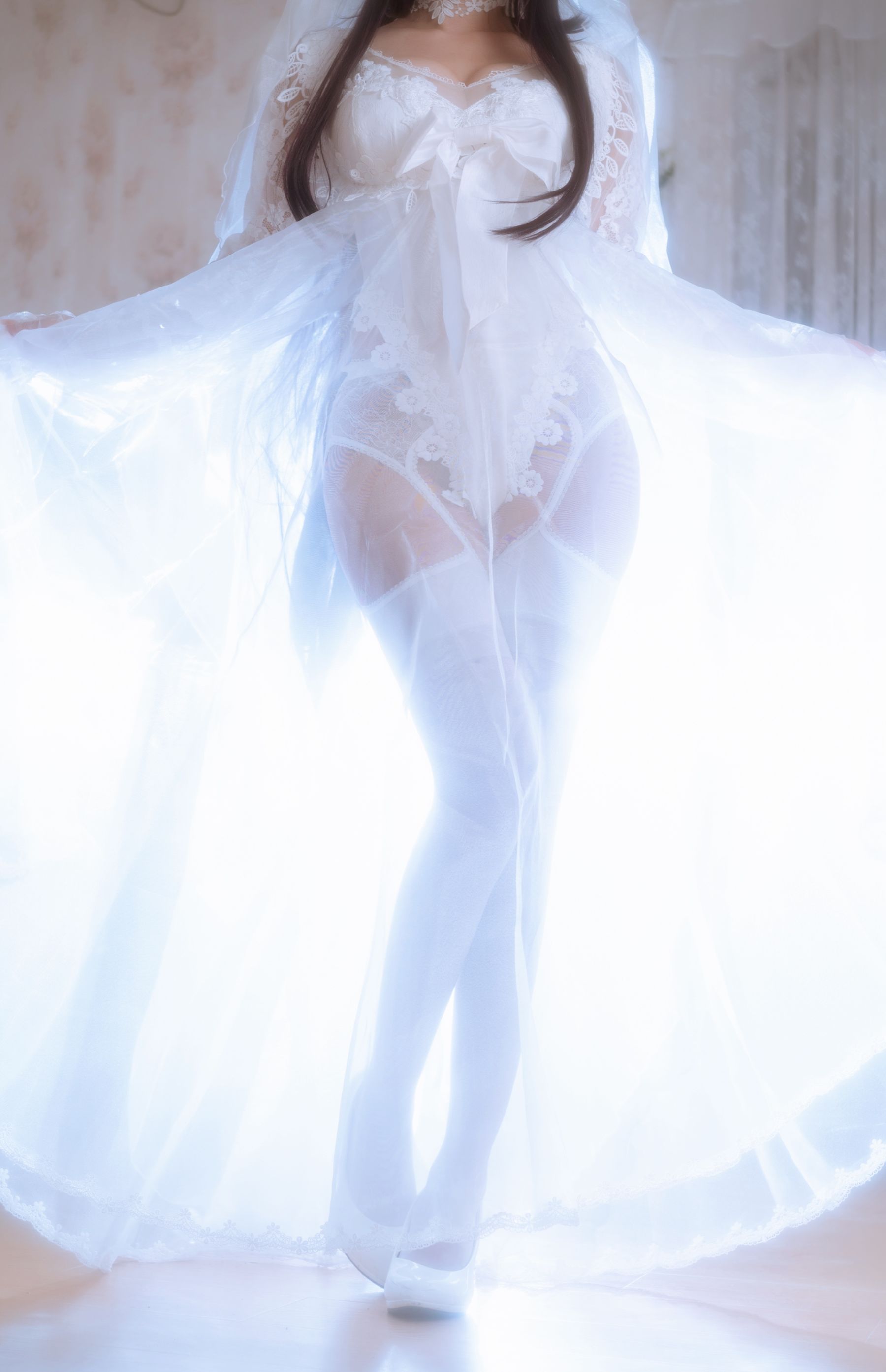 白嫩美少女鬼畜瑶 – 婚纱 [38P]
