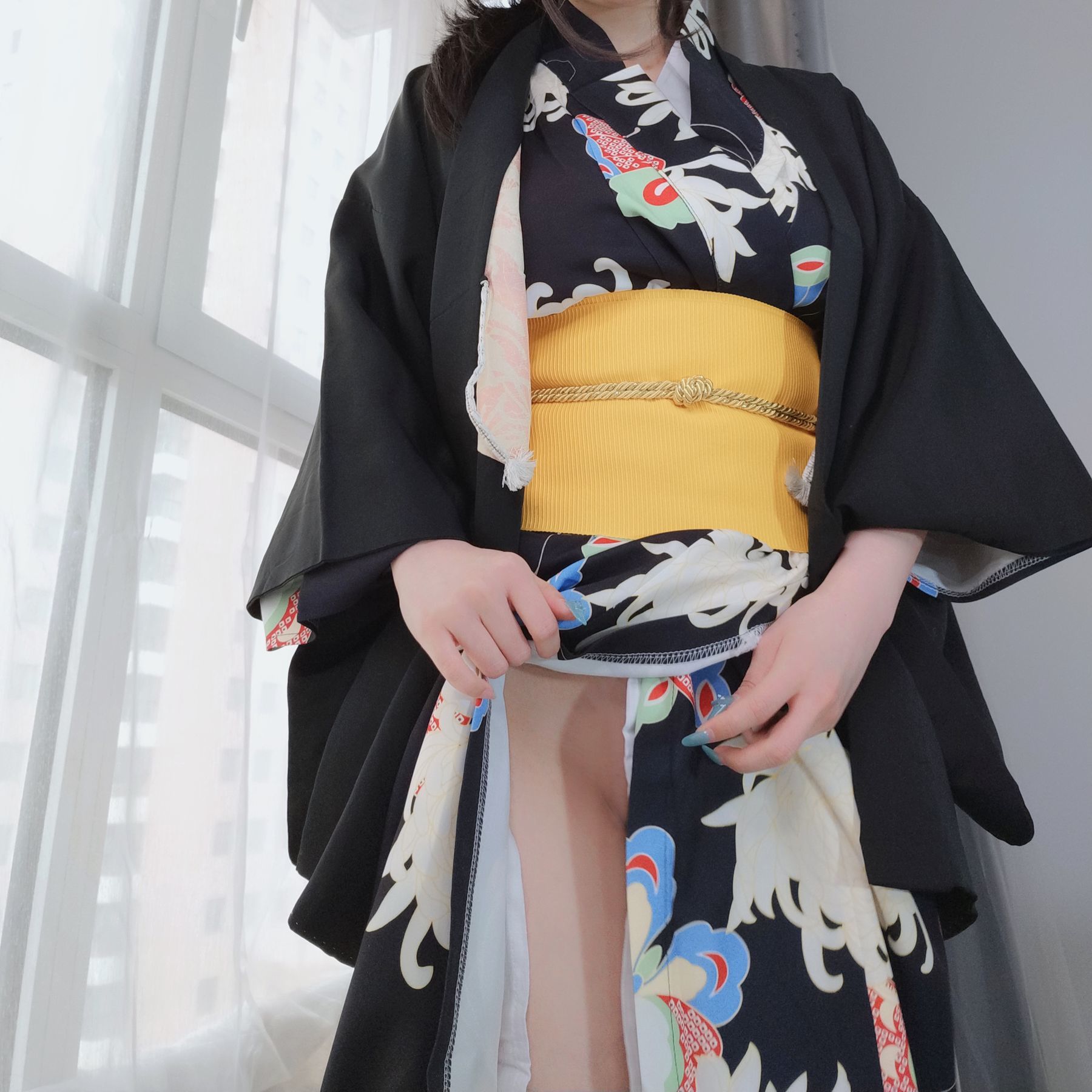 Coser小姐姐白银 – 和服下的秘密 [50P]