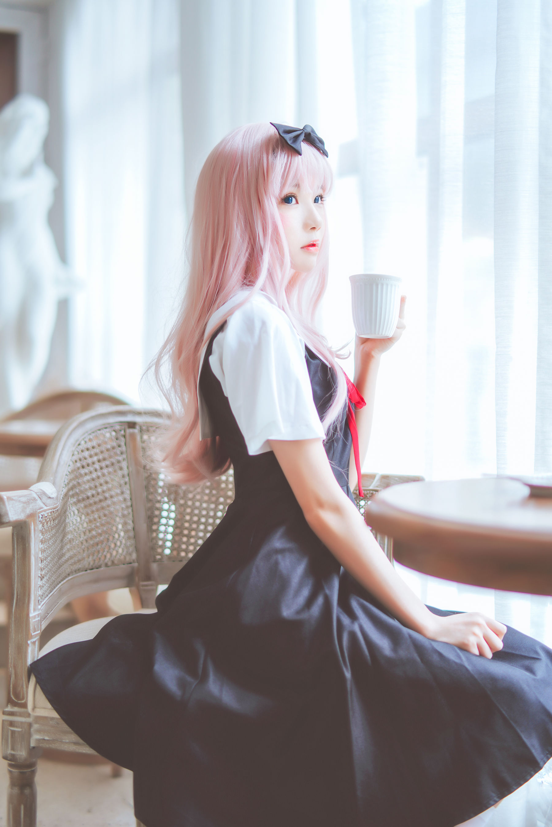 [萝莉COS] 桜桃喵《藤原千花》 [48P]