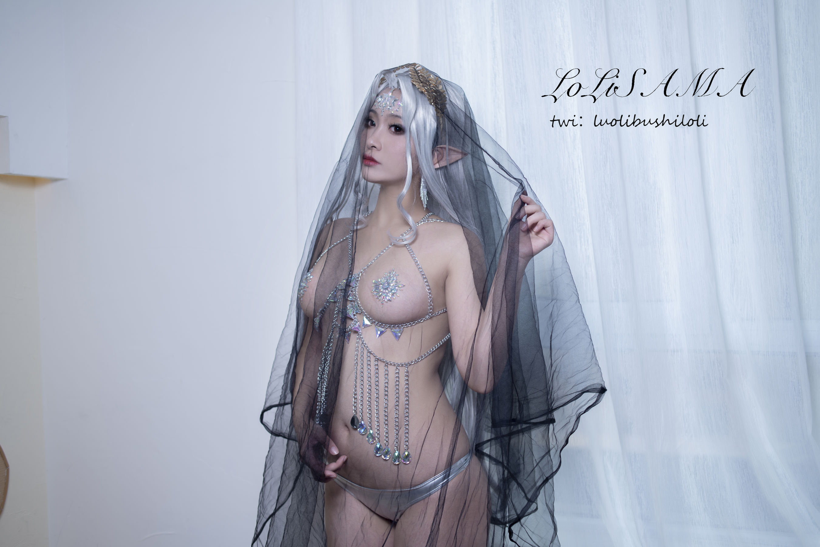 动漫博主洛璃LoLiSAMA – 精灵 [107P]