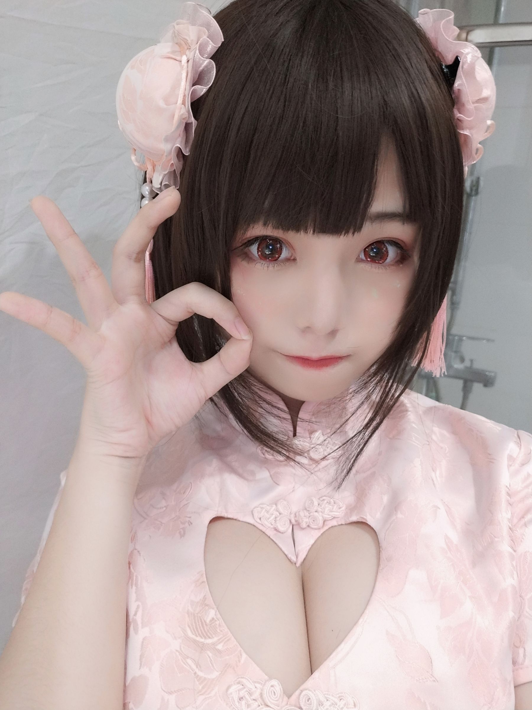 [Cosplay写真] 萌系小姐姐蜜汁猫裘 – 中华娘(自拍) [43P]