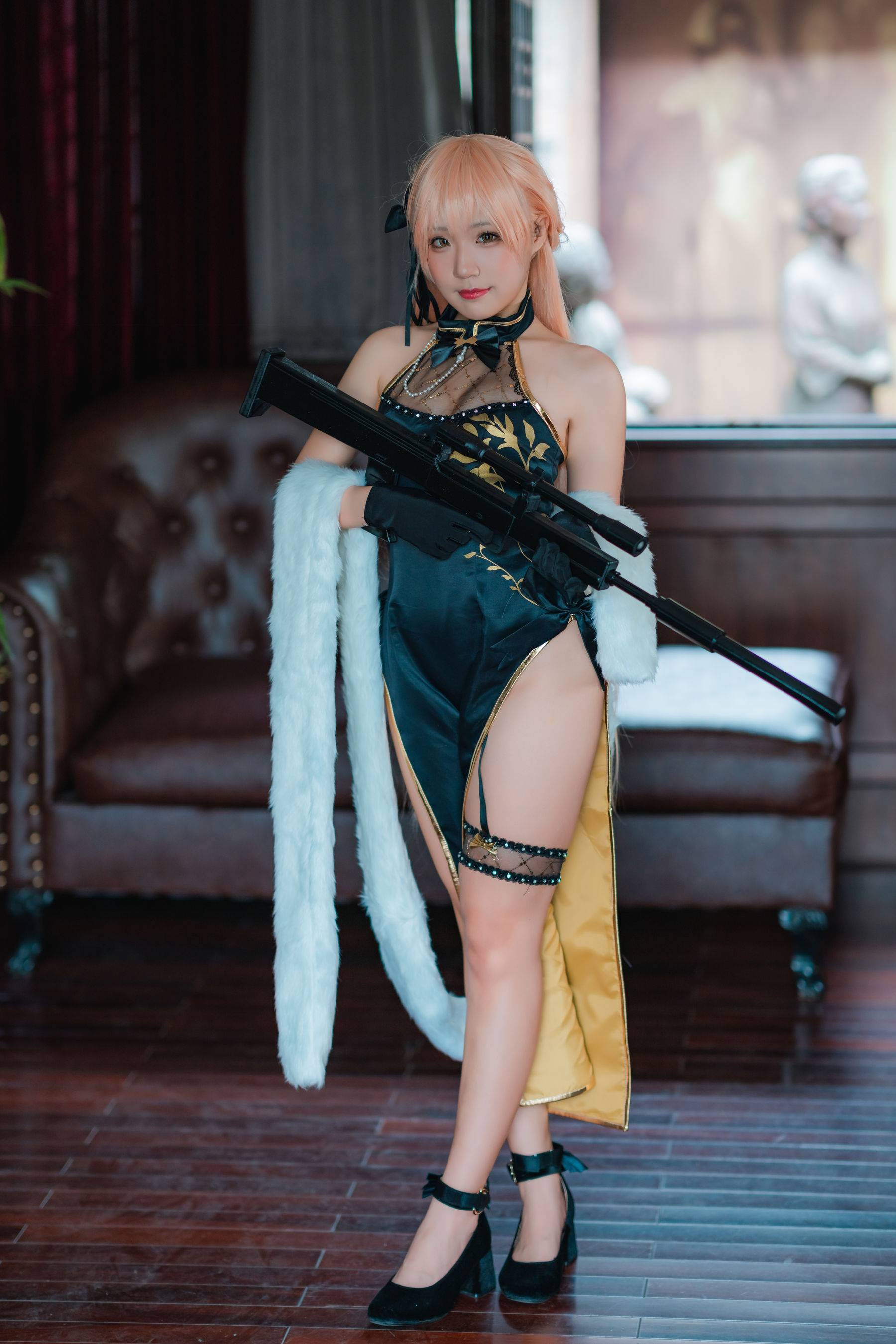 动漫博主Mime弥美 – 少女前线 OTS-14 紫雨心 [21P]