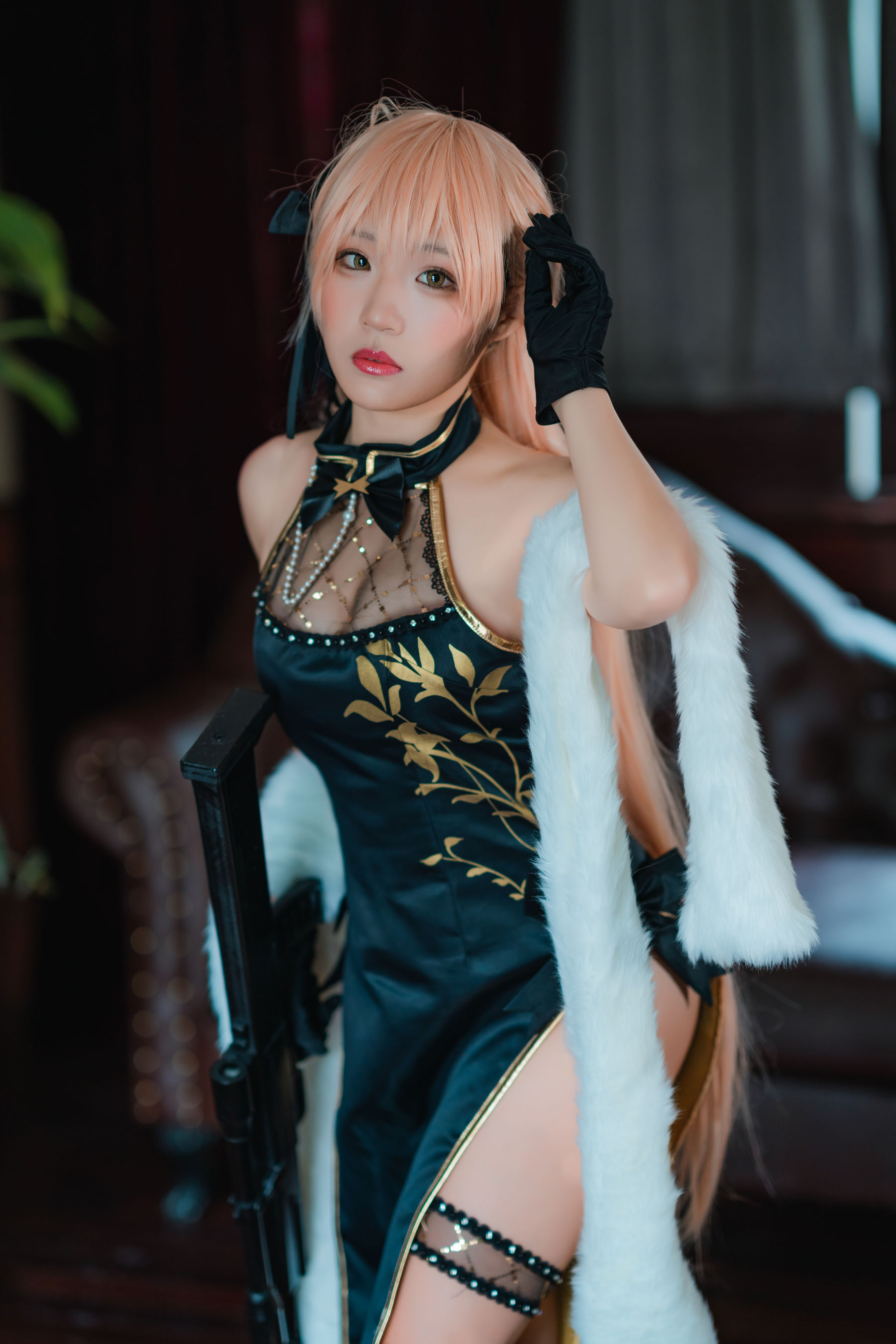 动漫博主Mime弥美 – 少女前线 OTS-14 紫雨心 [21P]