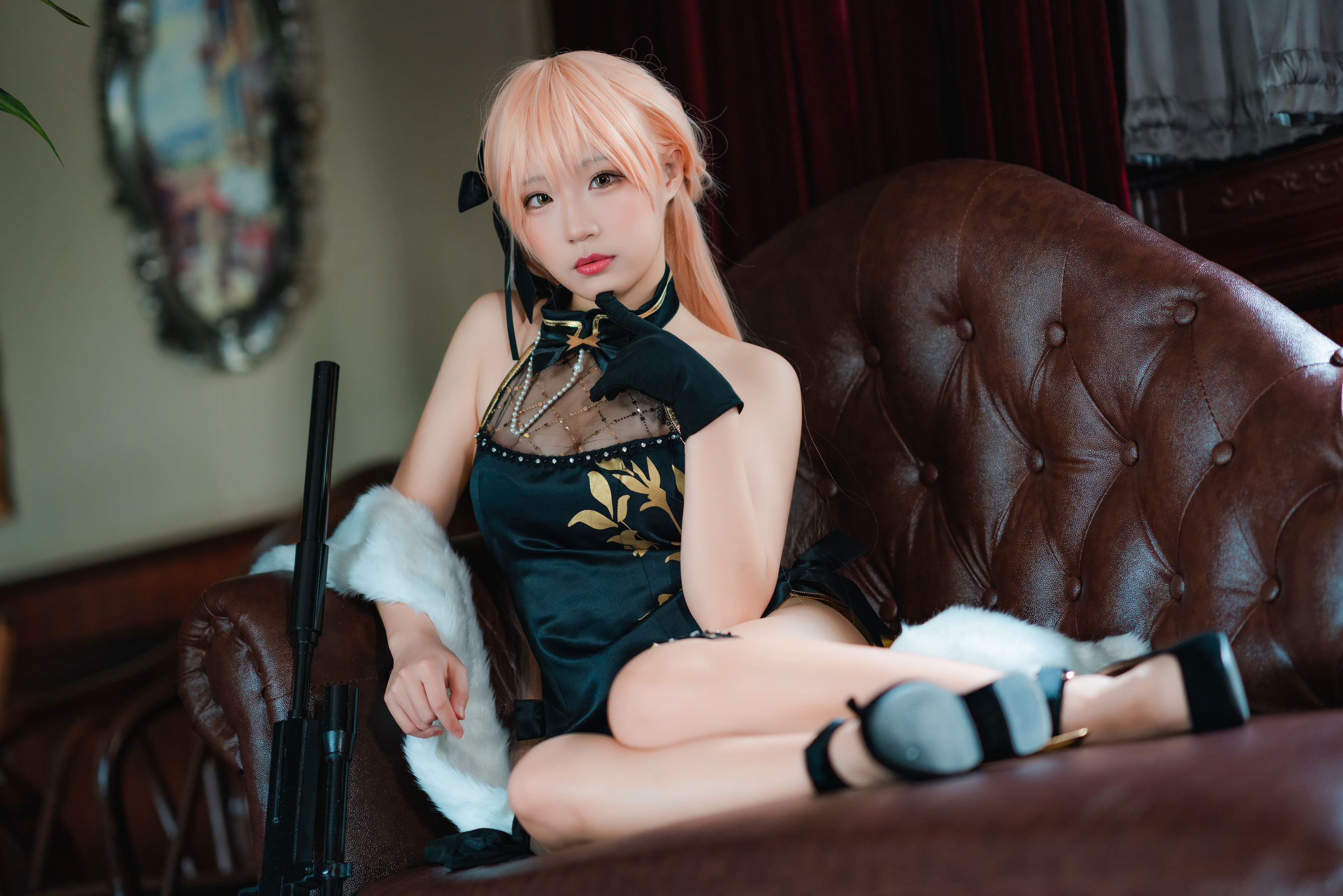动漫博主Mime弥美 – 少女前线 OTS-14 紫雨心 [21P]