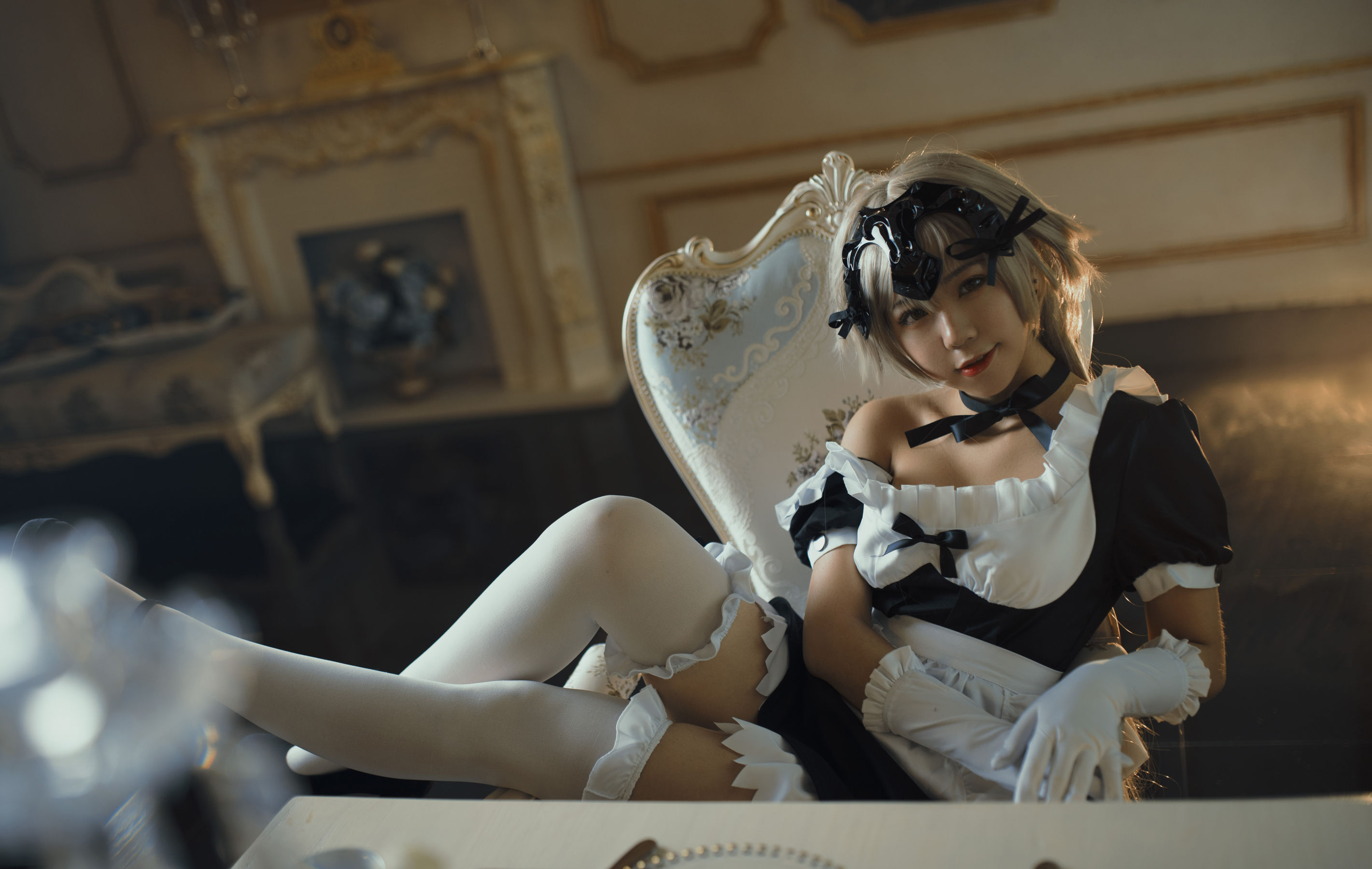 微博萌妹蓝小沂KiKi – 黑贞德女仆 [11P]