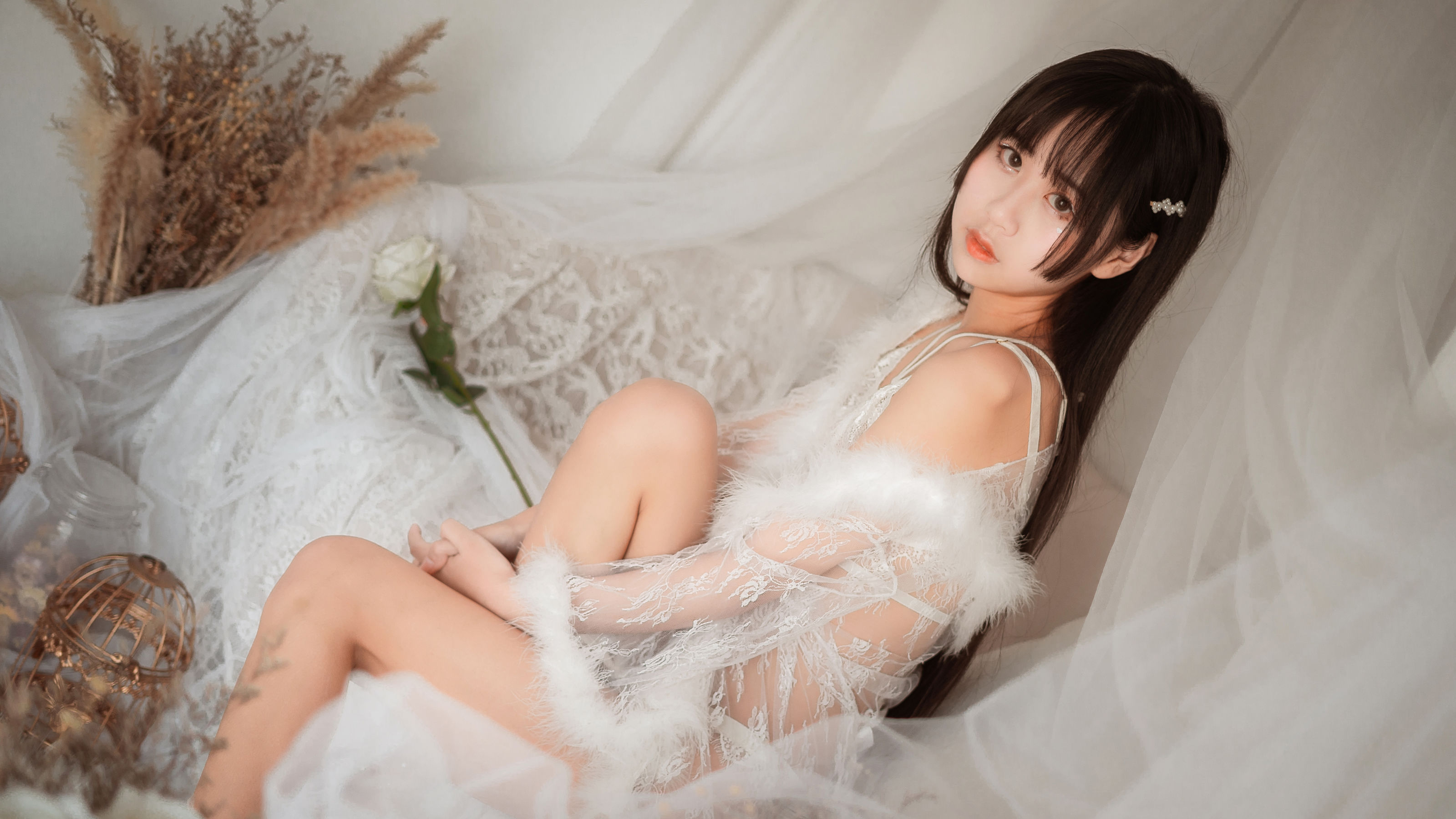 阳光美少女萌芽儿o0 毛绒内衣 [27P]