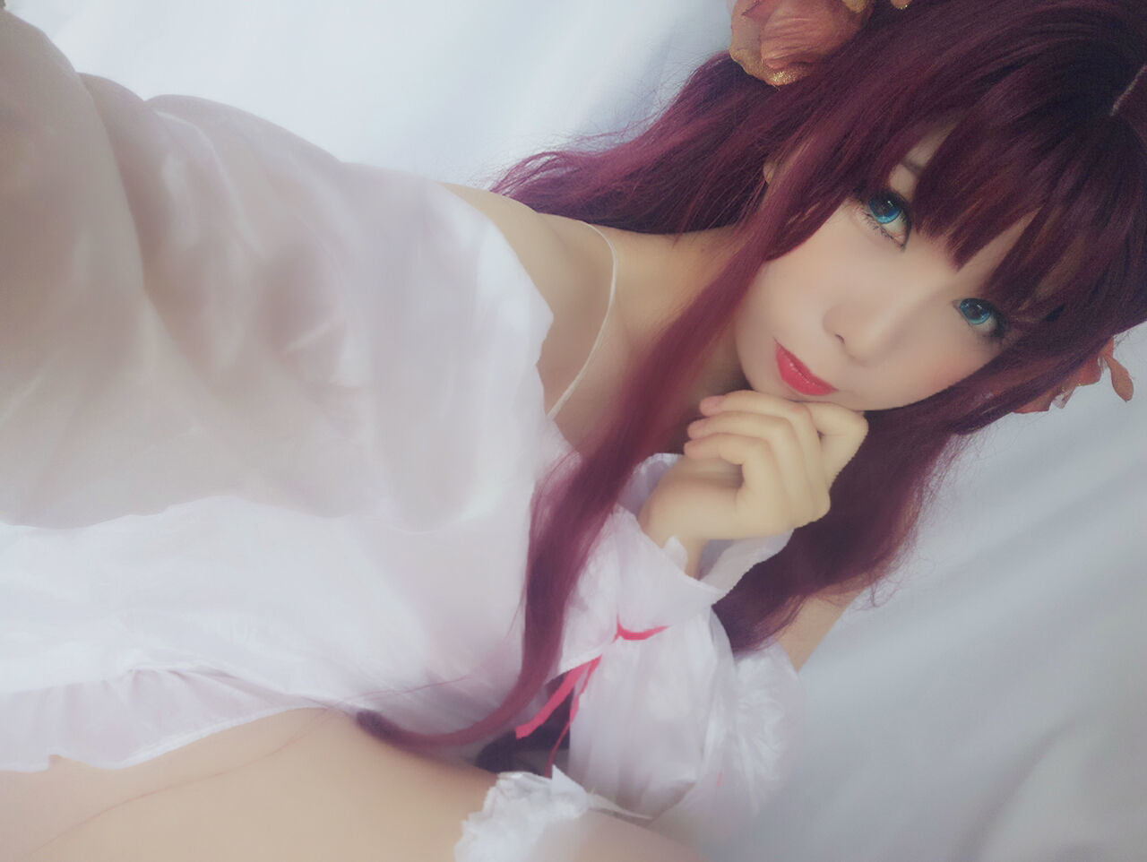 二次元巨乳美女鹿野希 红月幻想 [20P]