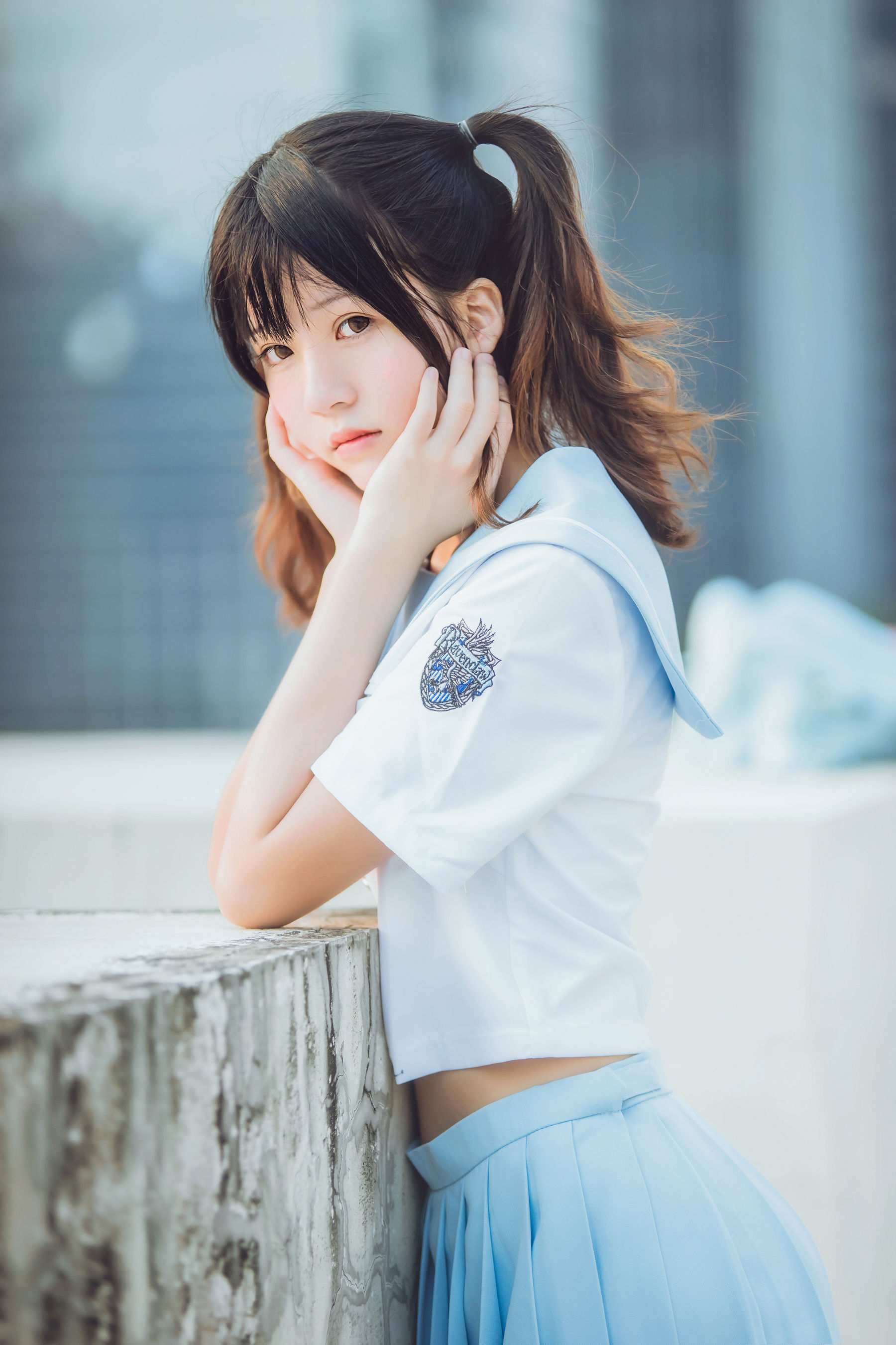 桜桃喵 – 少女之微风轻轻起 [19P]