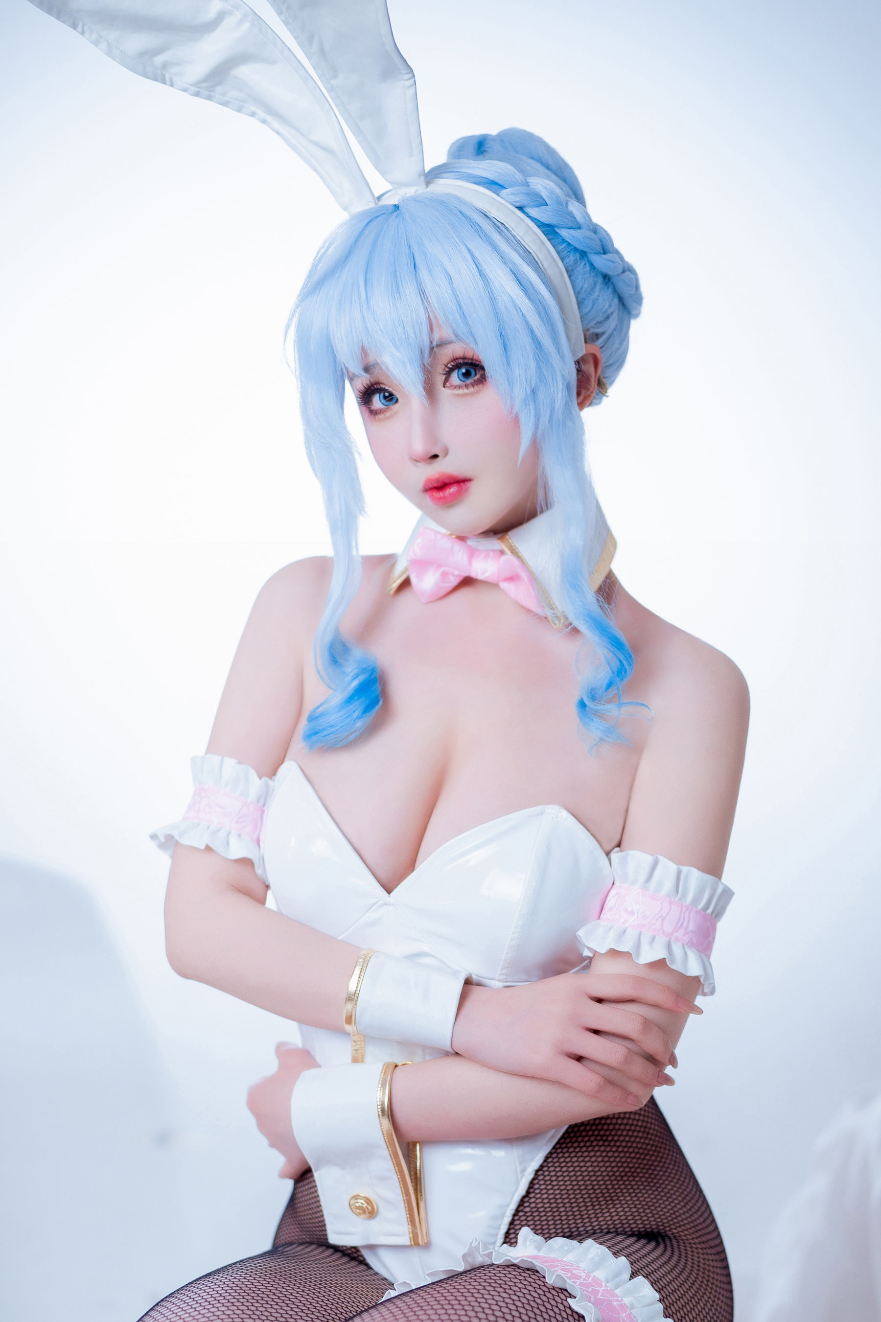 COS福利rioko凉凉子 – 雪女兔女郎 [48P]