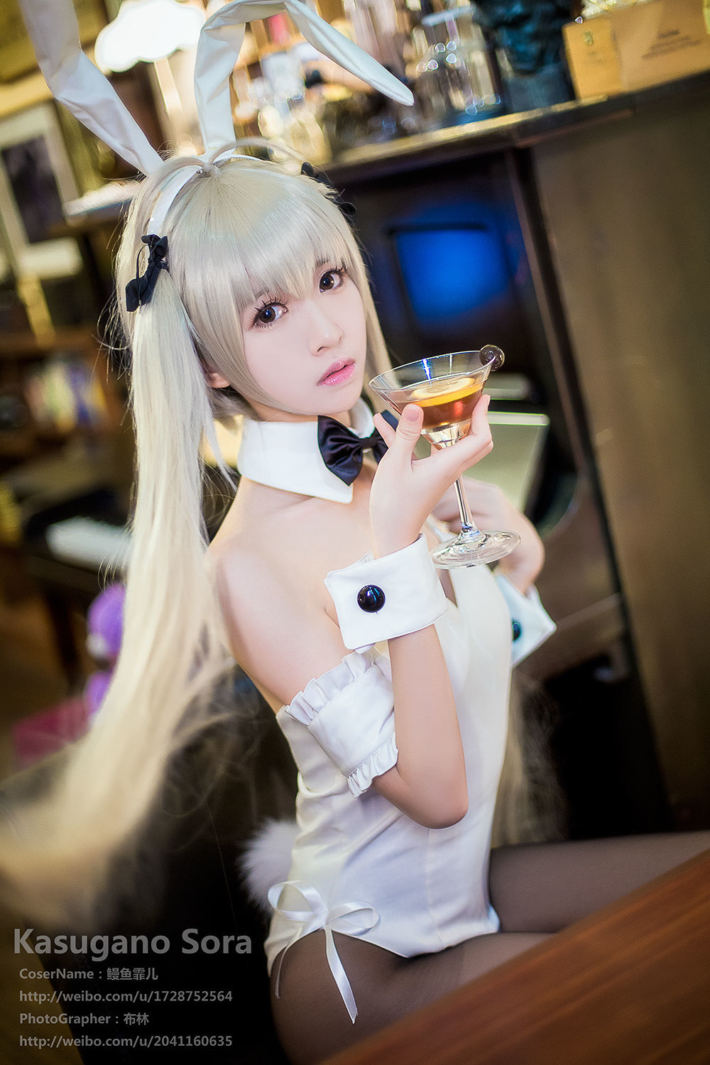 [萝莉COS] 鳗鱼霏儿 – 缘之空 穹妹 兔女郎 Cosplay [24P]