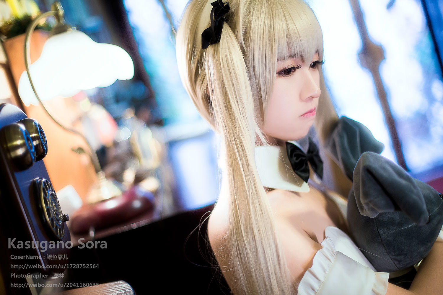 [萝莉COS] 鳗鱼霏儿 – 缘之空 穹妹 兔女郎 Cosplay [24P]