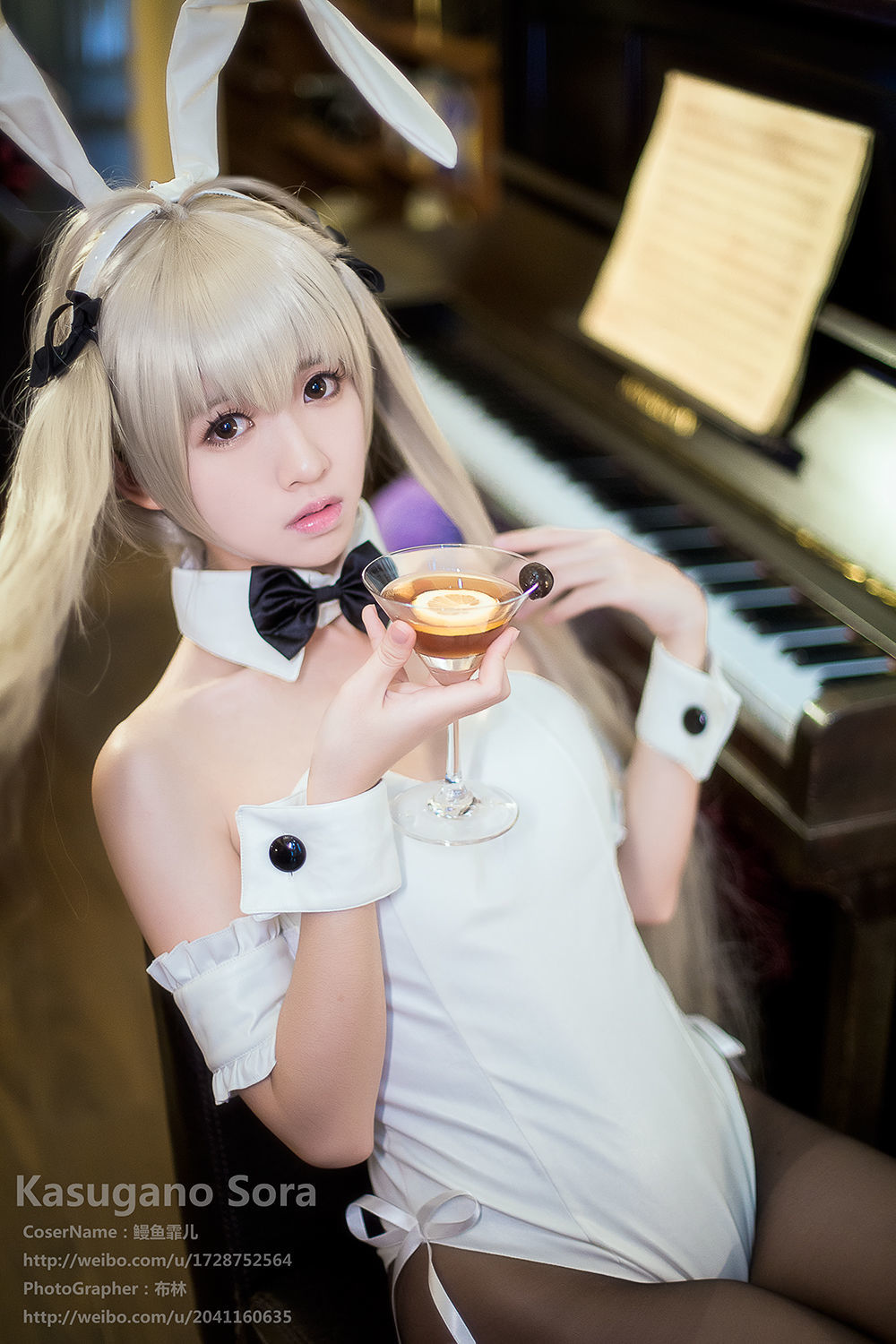 [萝莉COS] 鳗鱼霏儿 – 缘之空 穹妹 兔女郎 Cosplay [24P]