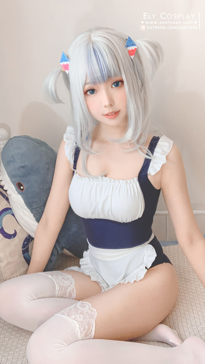 Ely_eee(ElyEE子) – 噶呜・古拉(小鲨鲨) 泳装 [19P]