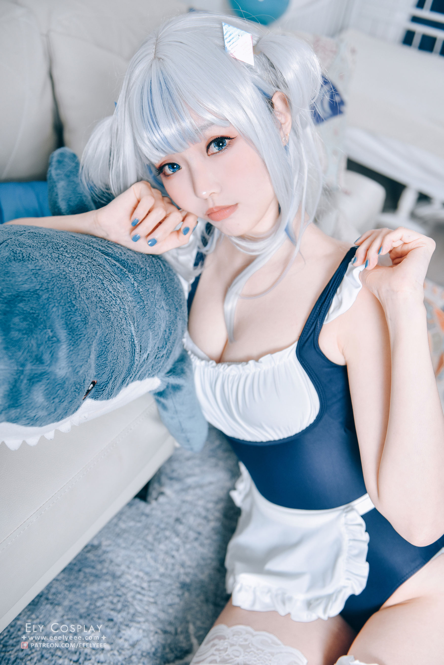 Ely_eee(ElyEE子) – 噶呜・古拉(小鲨鲨) 泳装 [19P]