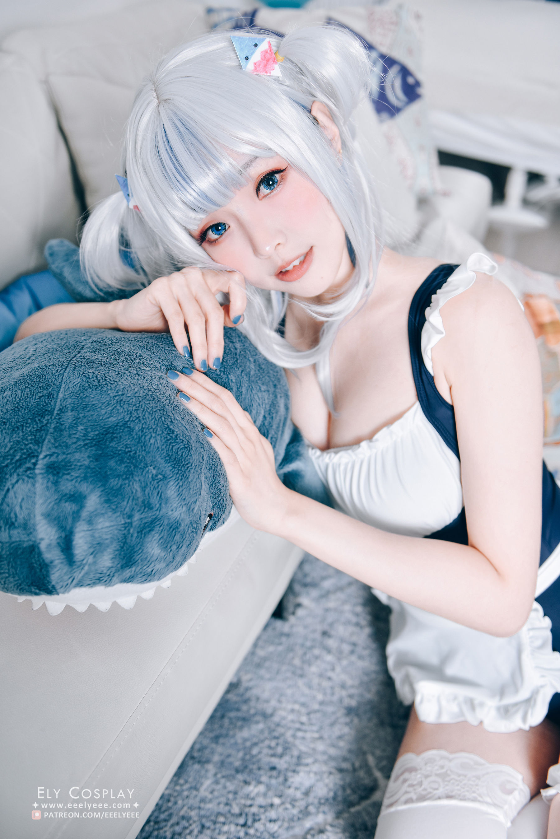 Ely_eee(ElyEE子) – 噶呜・古拉(小鲨鲨) 泳装 [19P]