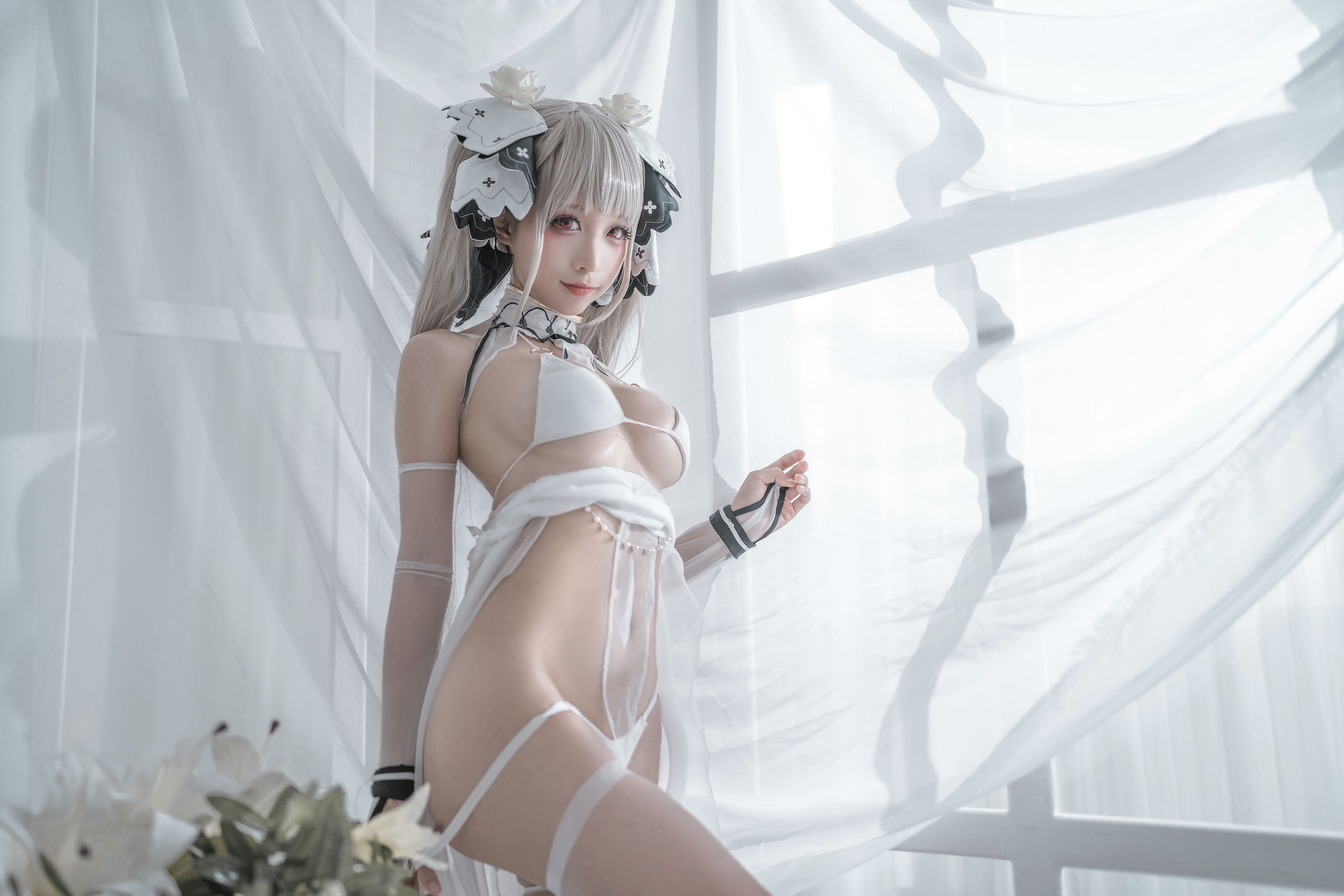 动漫博主蠢沫沫 – 可畏婚纱 [57P]