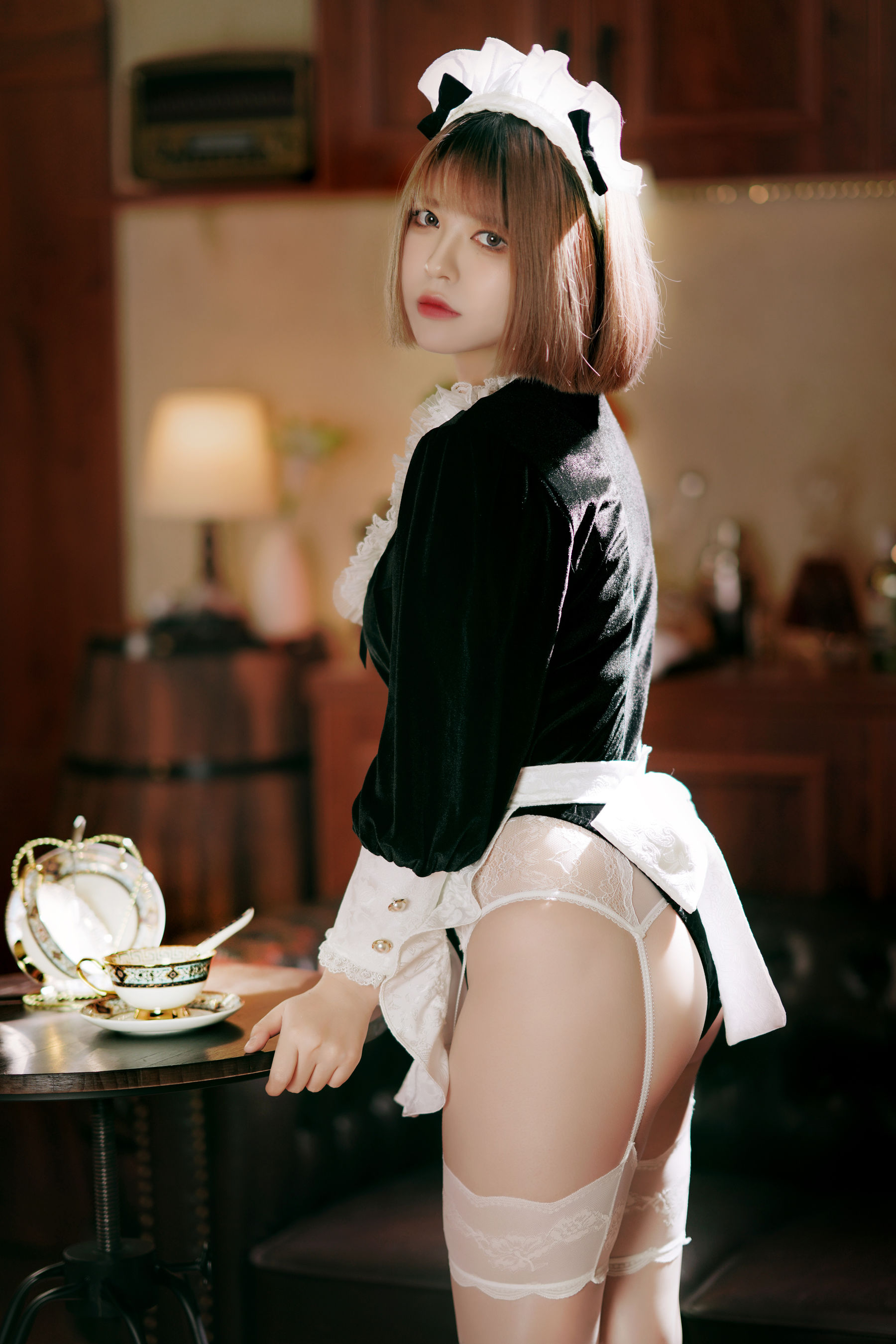 半半子 – 来一份下午茶吧 [77P]
