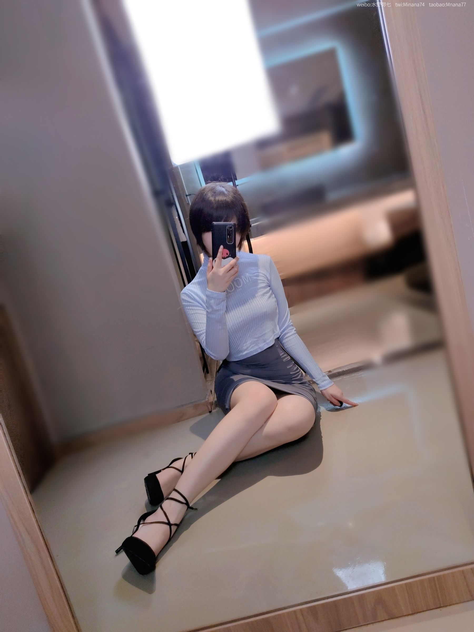 动漫博主名濑弥七 – 没有吉他的吉他妹妹 [47P]