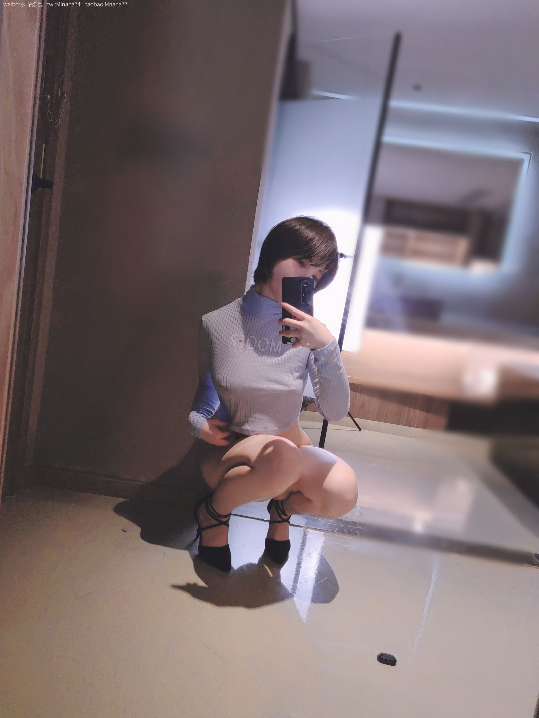 动漫博主名濑弥七 – 没有吉他的吉他妹妹 [47P]