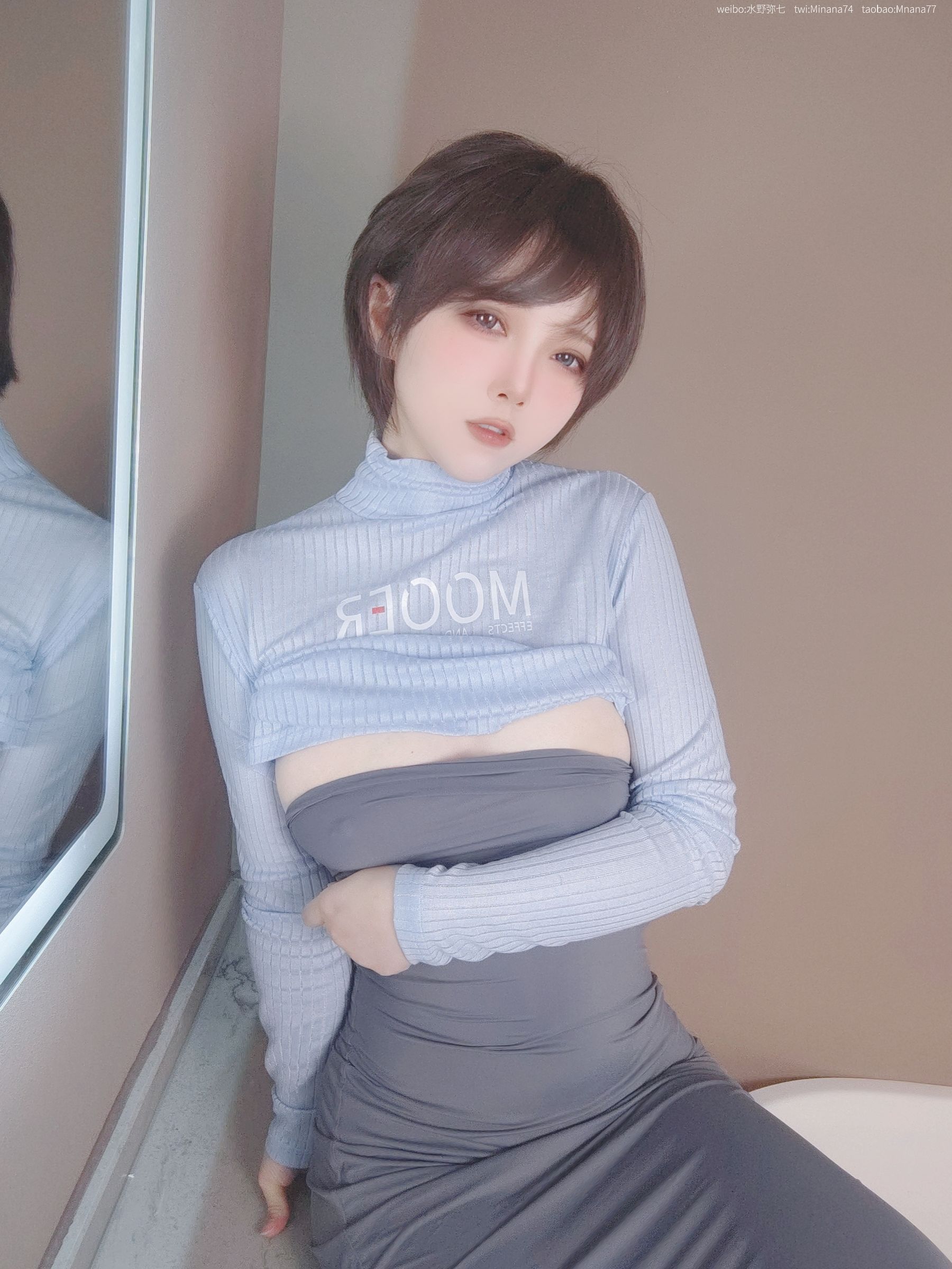 动漫博主名濑弥七 – 没有吉他的吉他妹妹 [47P]