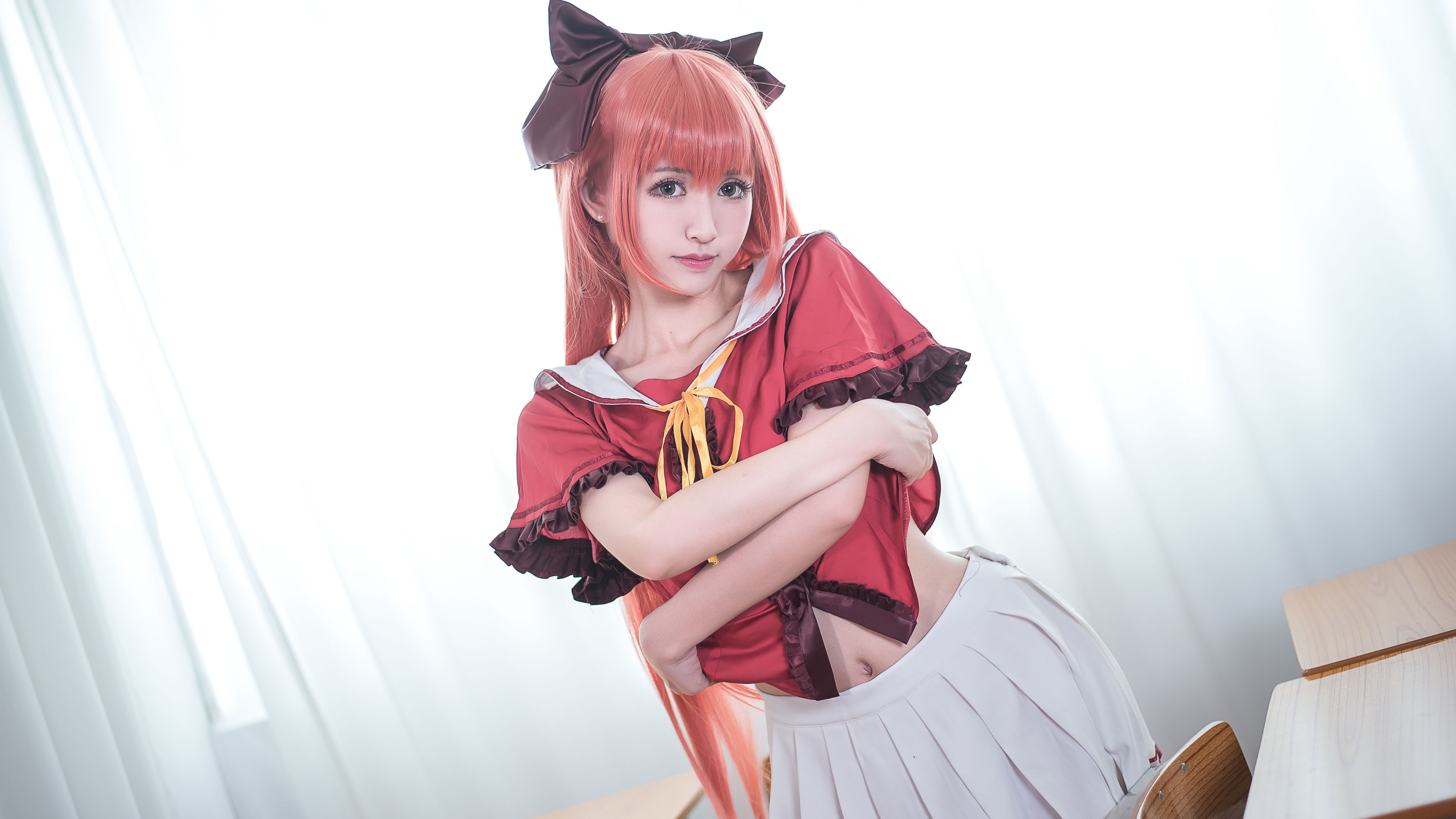 [萝莉COS] 鳗鱼霏儿 – 红发魔女 [20P]
