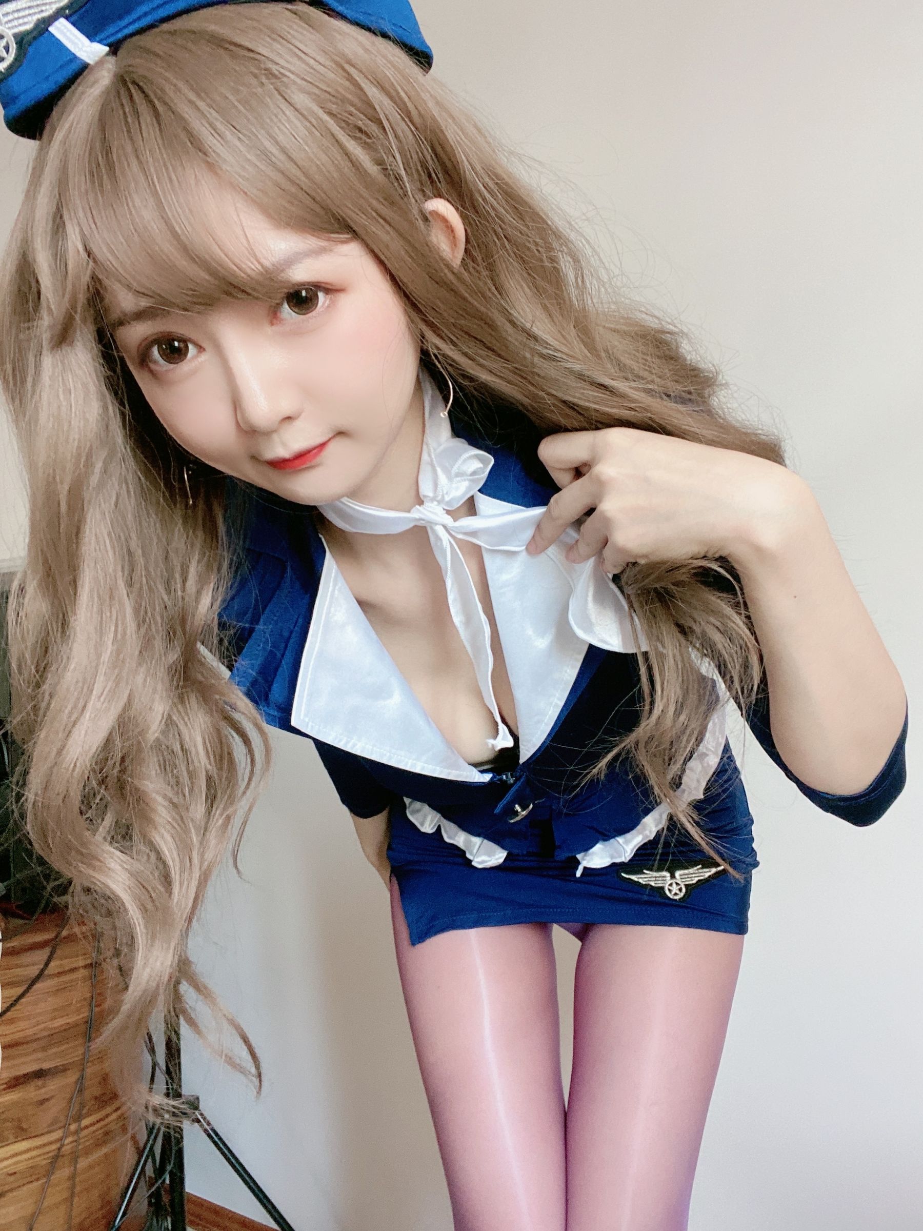 51酱 – 蓝色制服装 [35P]