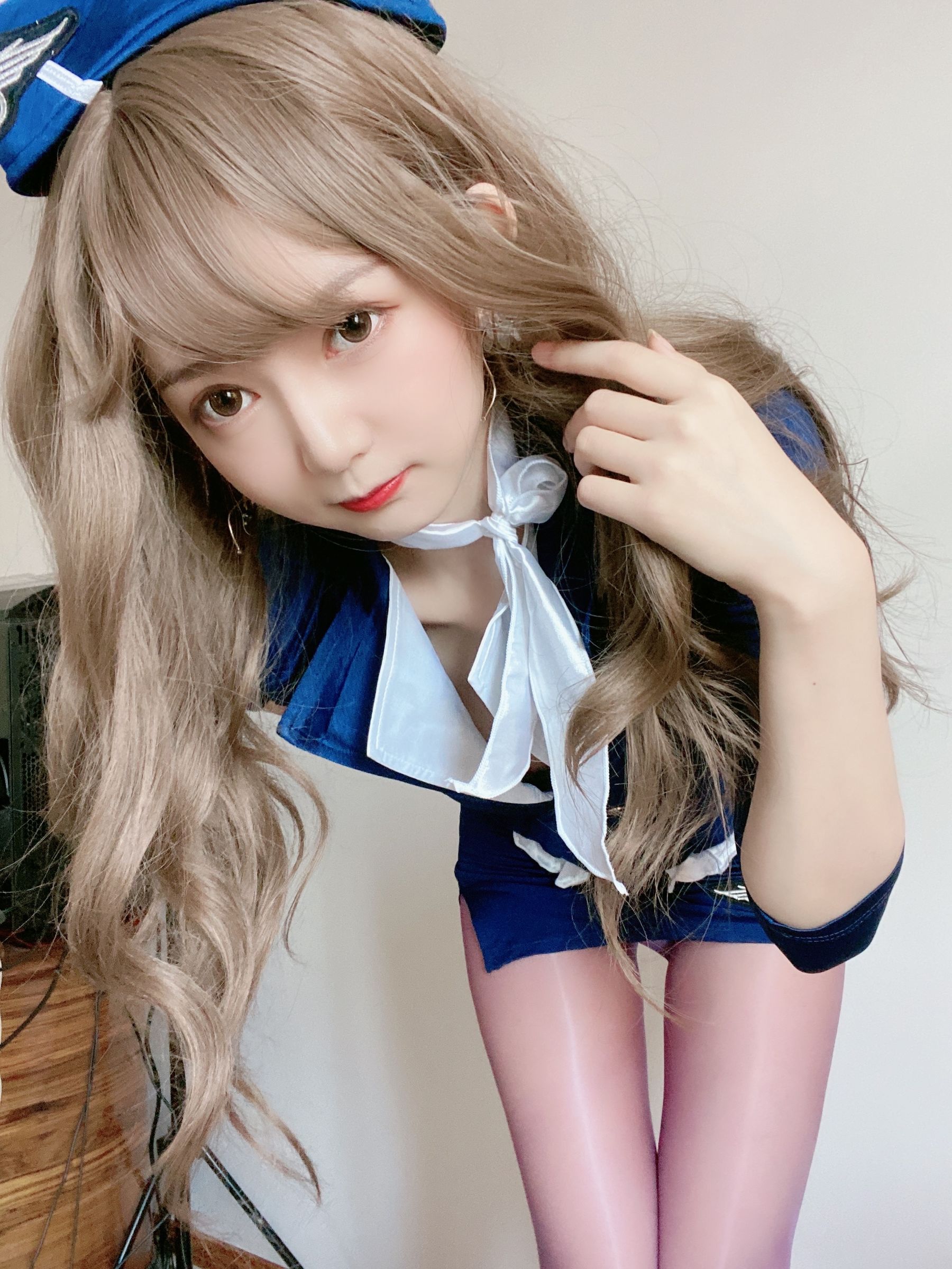 51酱 – 蓝色制服装 [35P]