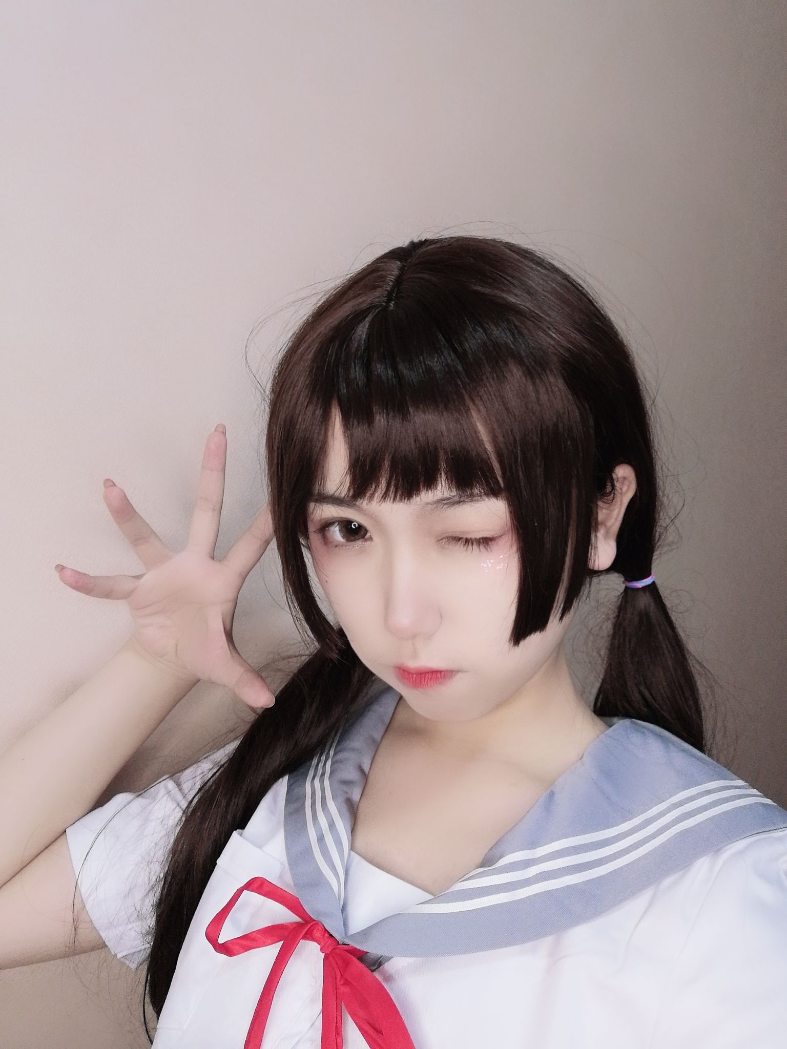 [Cosplay写真] 芋圆侑子SJ_ – 白丝jk [77P]