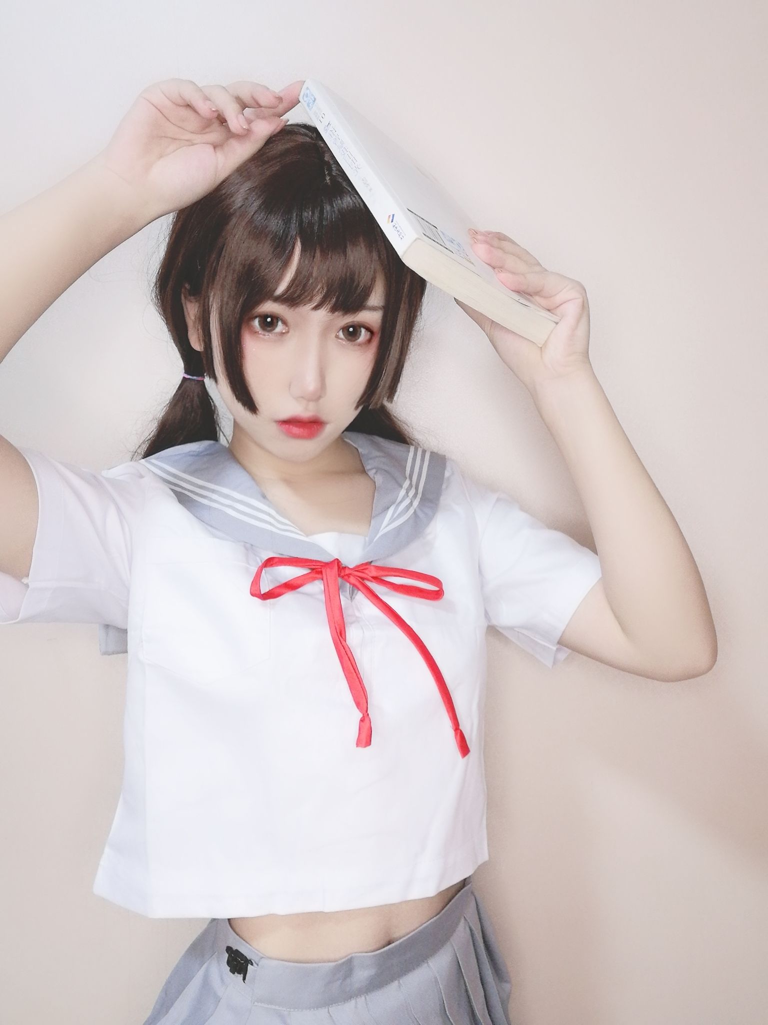 [Cosplay写真] 芋圆侑子SJ_ – 白丝jk [77P]