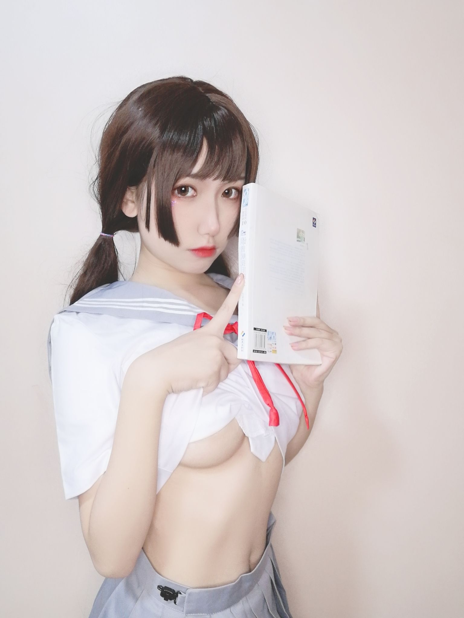 [Cosplay写真] 芋圆侑子SJ_ – 白丝jk [77P]