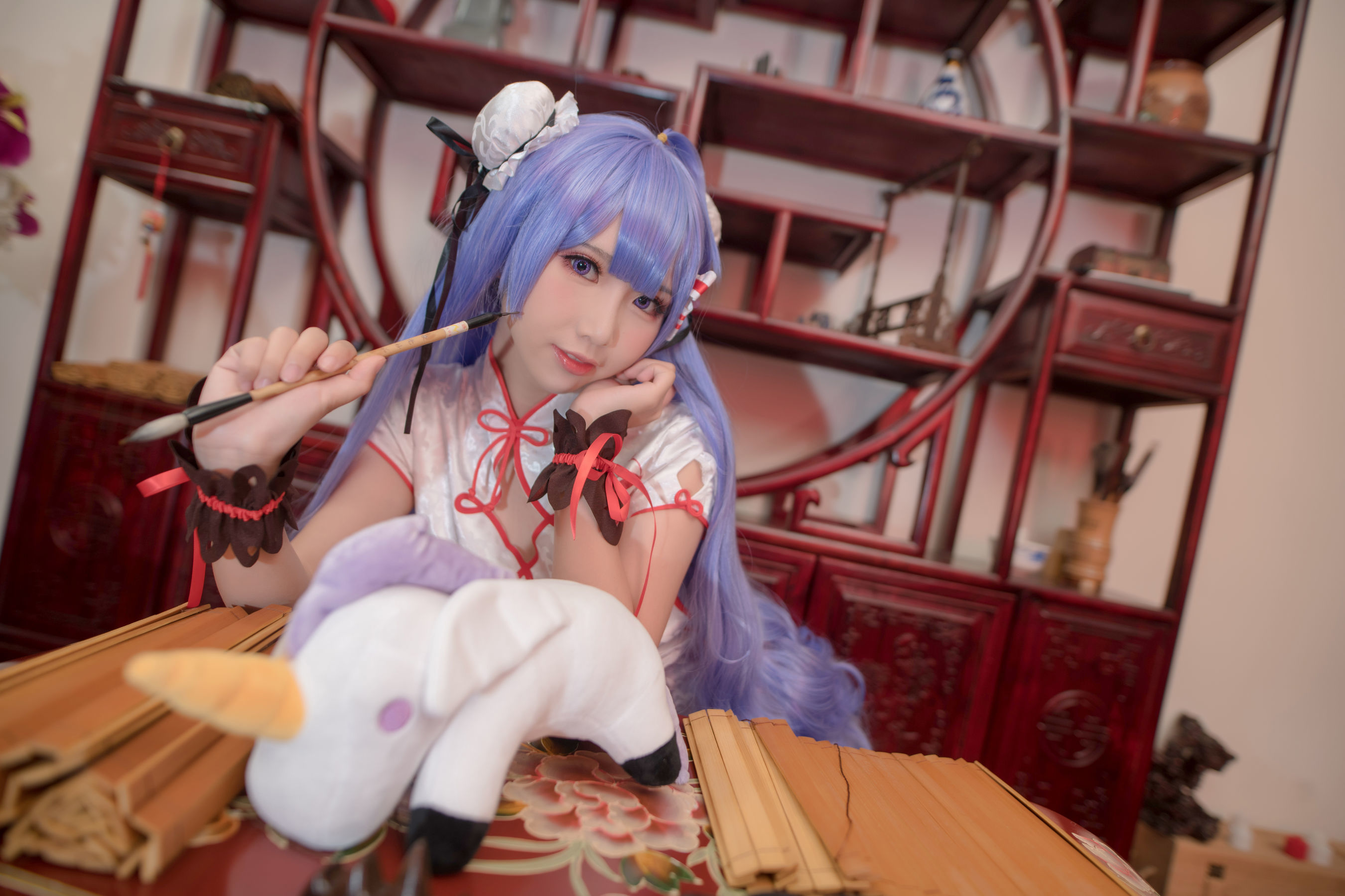 [萝莉COS] 面饼仙儿 – 旗袍COS [20P]