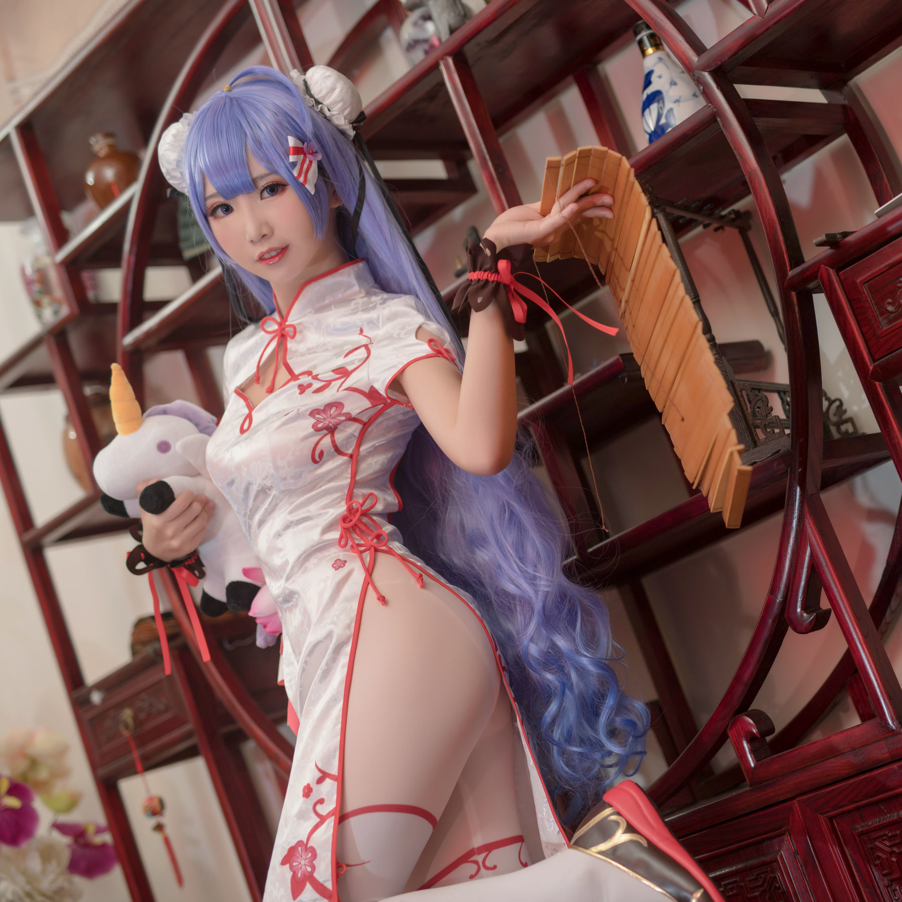 [萝莉COS] 面饼仙儿 – 旗袍COS [20P]